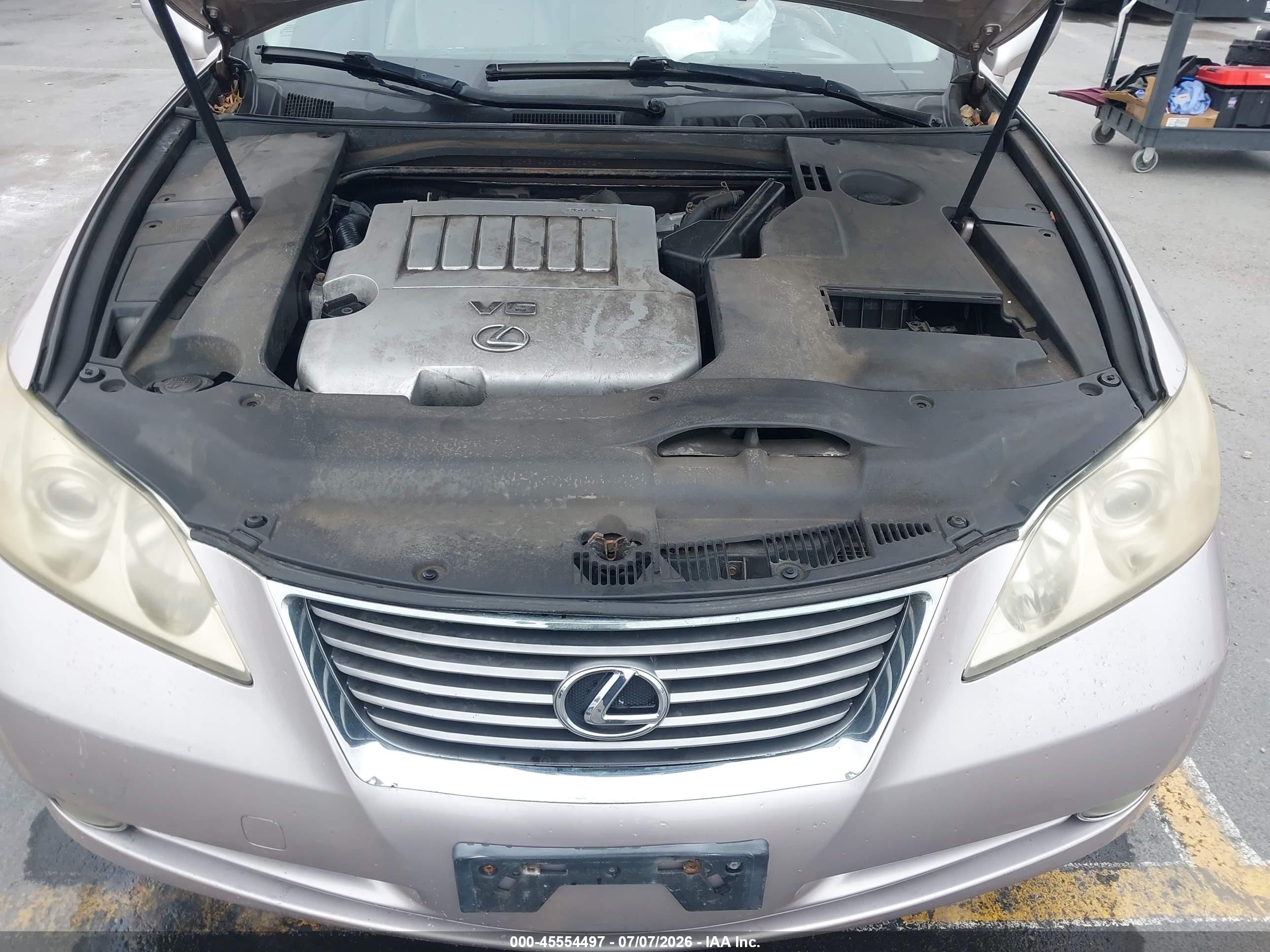 2007 Lexus Es 350   Silver vin: JTHBJ46G772057472