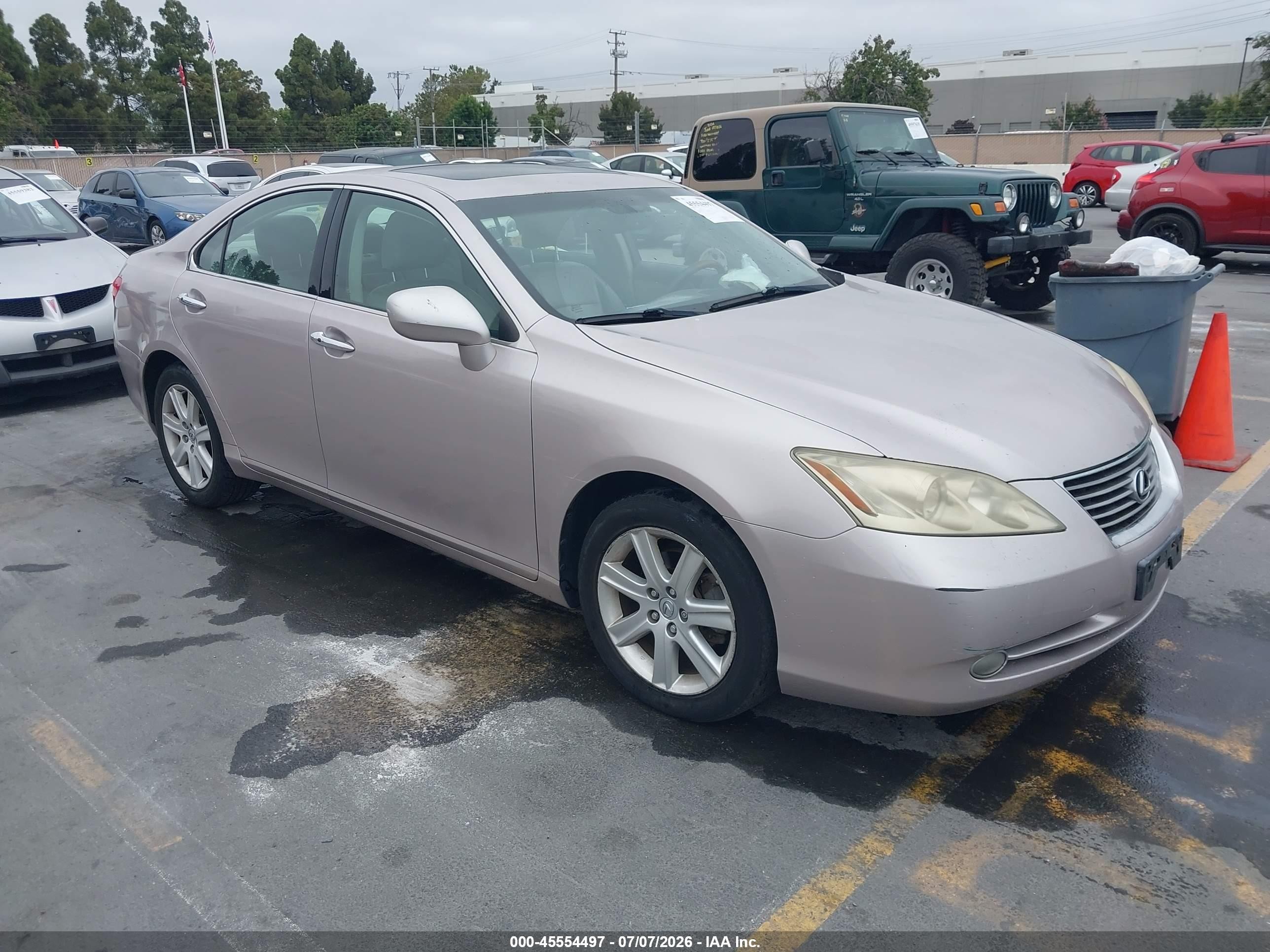 2007 Lexus Es 350   Silver vin: JTHBJ46G772057472