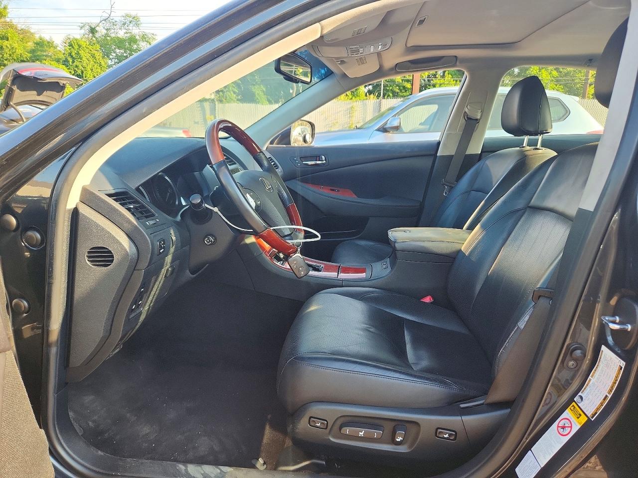 2007 Lexus Es 350 Base Black vin: JTHBJ46G772058251