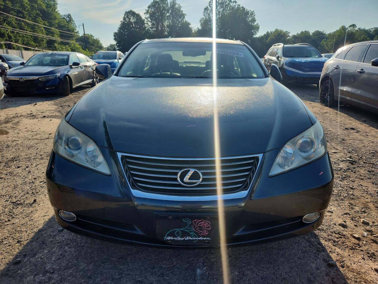 2007 Lexus Es 350 Base Black vin: JTHBJ46G772058251