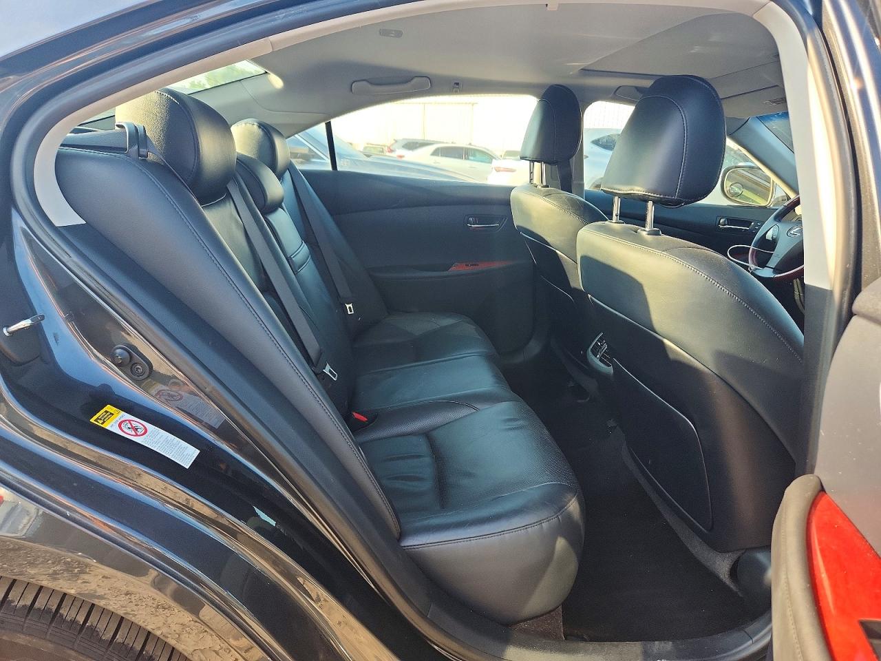 2007 Lexus Es 350 Base Black vin: JTHBJ46G772058251