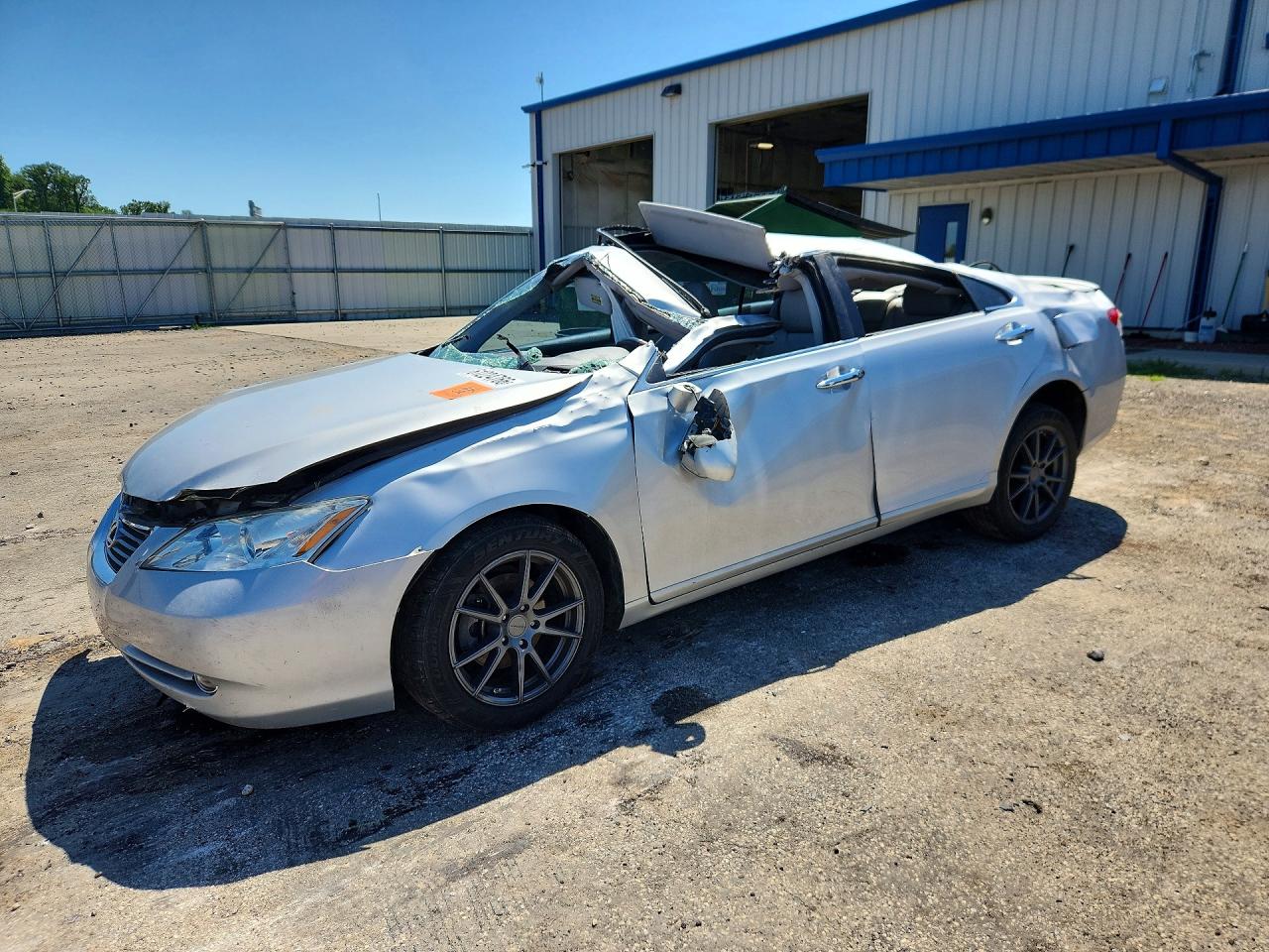 2007 Lexus Es 350 Silver vin: JTHBJ46G772065541