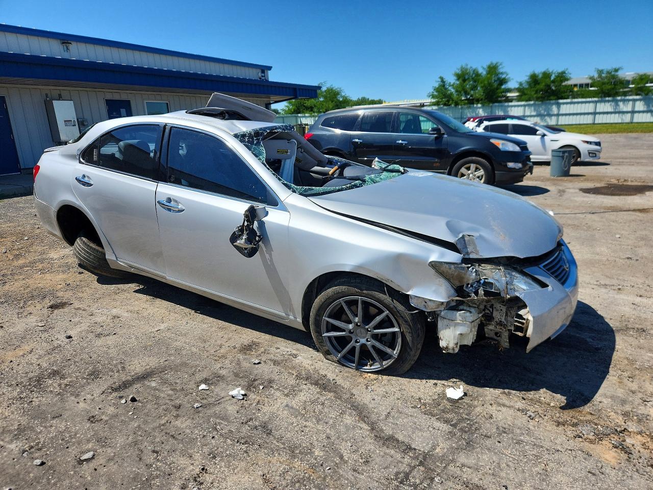 2007 Lexus Es 350 Silver vin: JTHBJ46G772065541