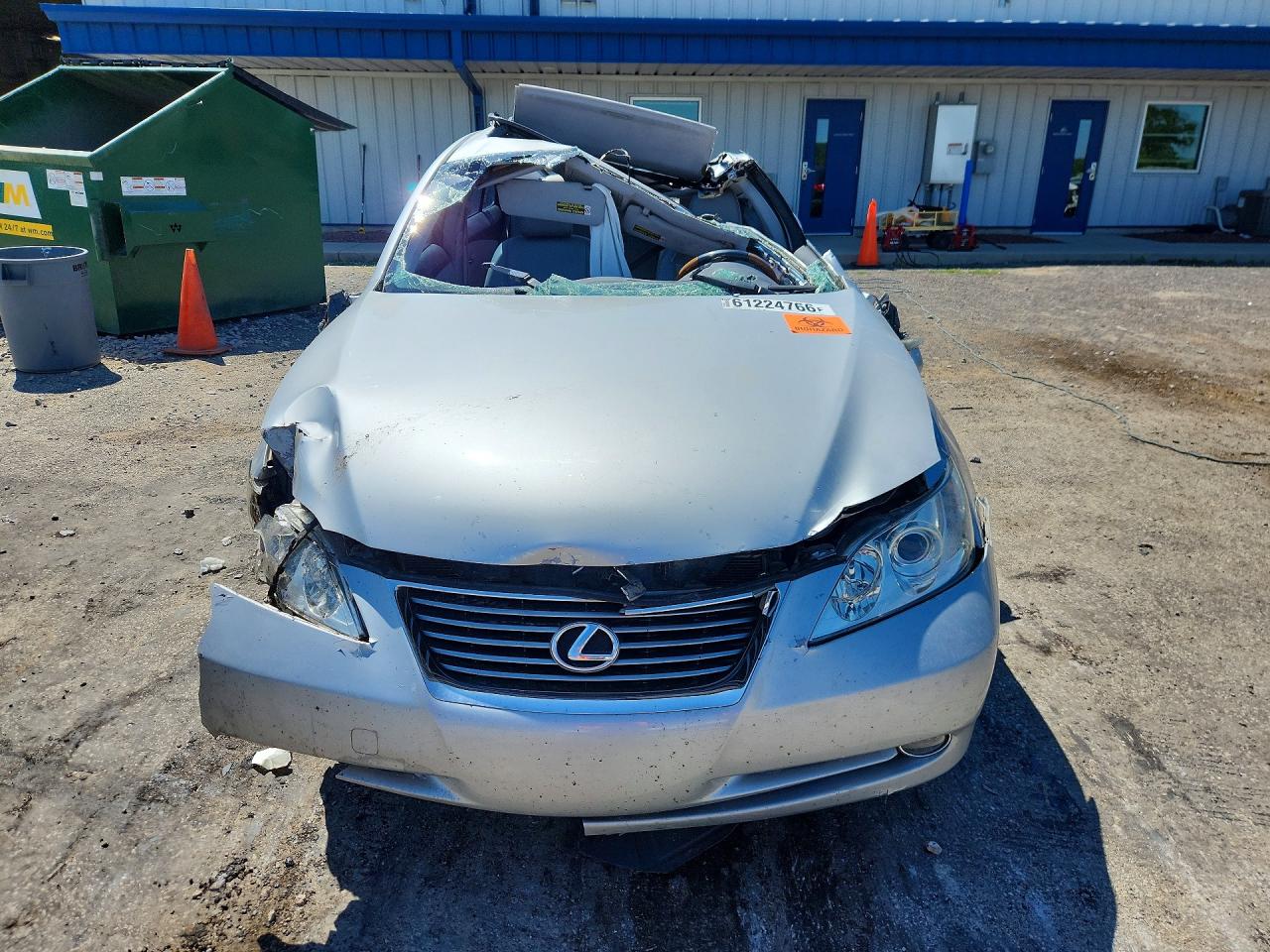 2007 Lexus Es 350 Silver vin: JTHBJ46G772065541