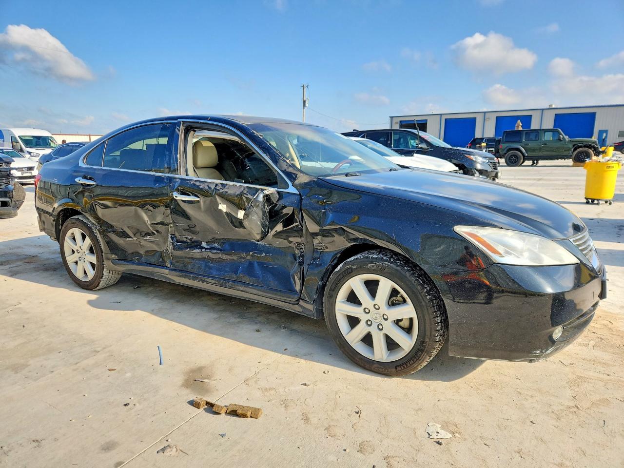 2007 Lexus Es 350 Black vin: JTHBJ46G772072876