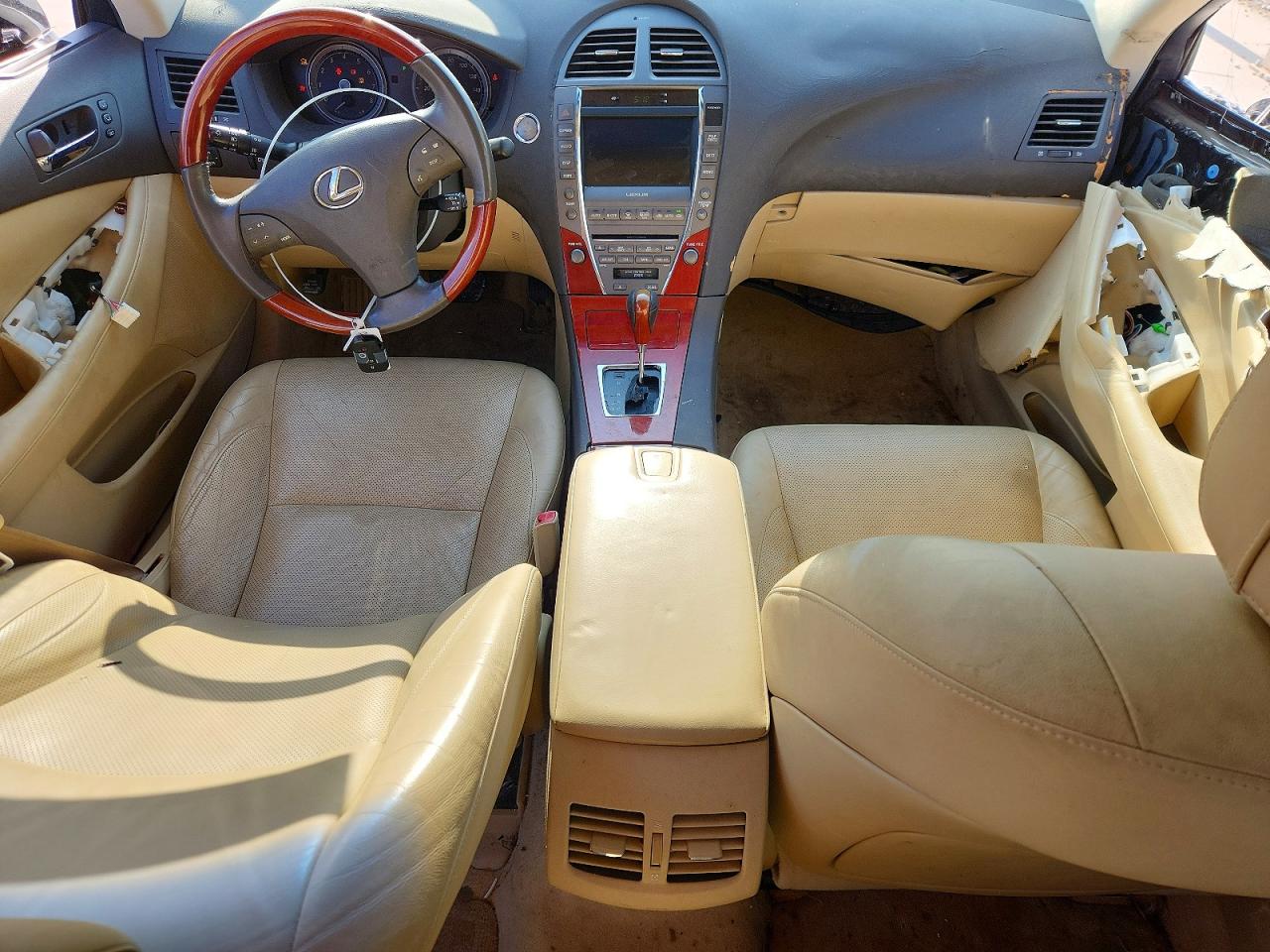2007 Lexus Es 350 Black vin: JTHBJ46G772072876