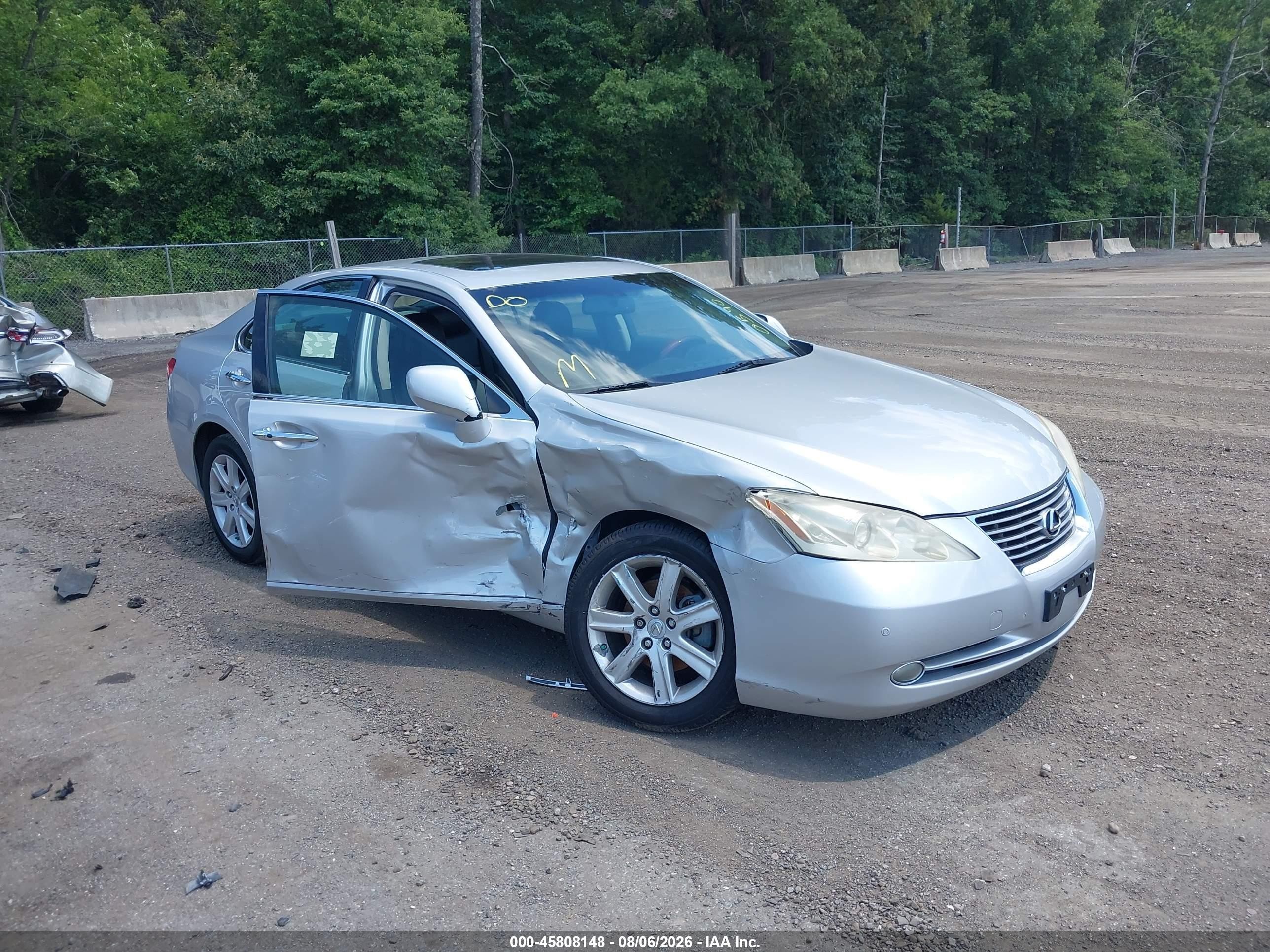 2007 Lexus Es 350   Black vin: JTHBJ46G772080590
