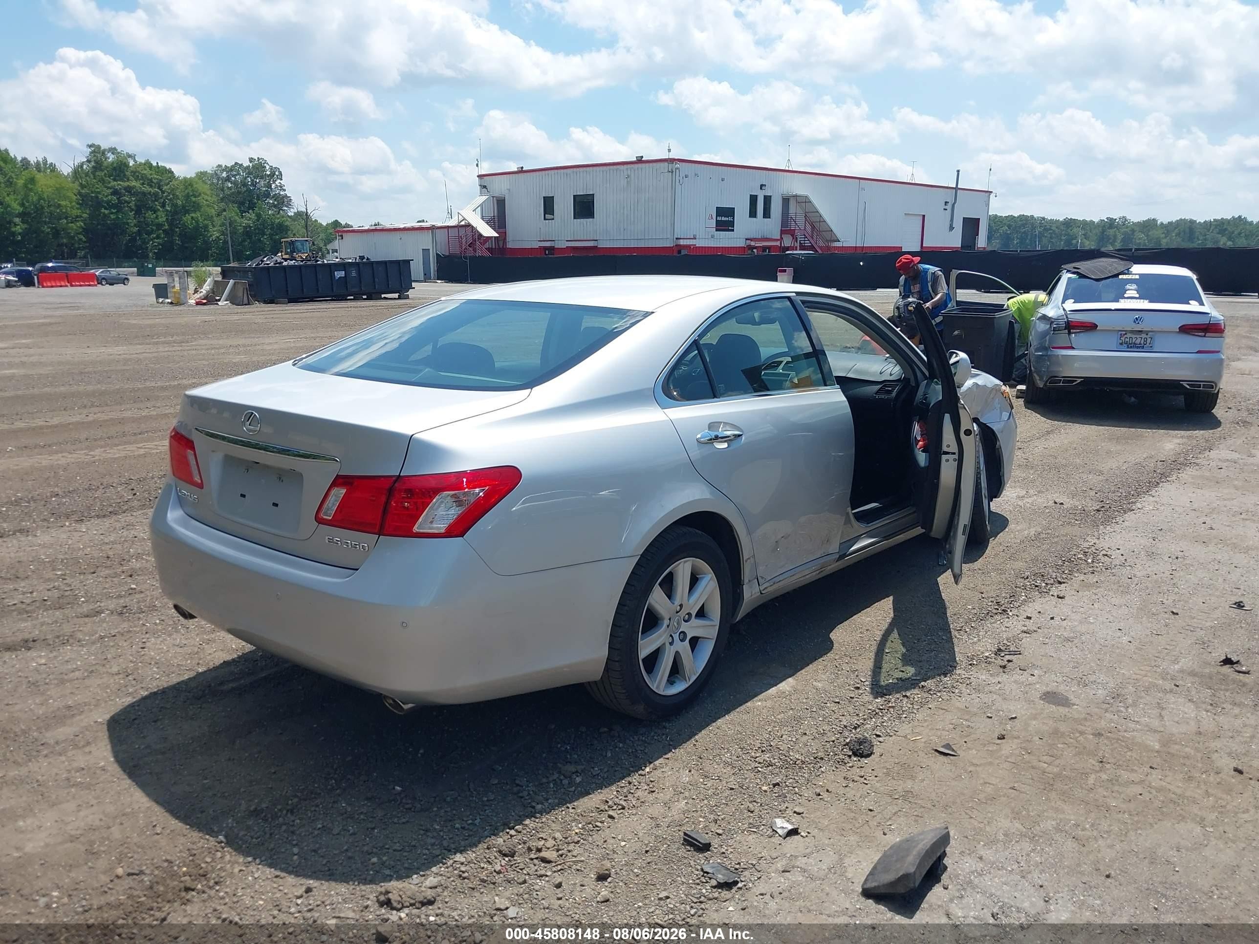 2007 Lexus Es 350   Black vin: JTHBJ46G772080590