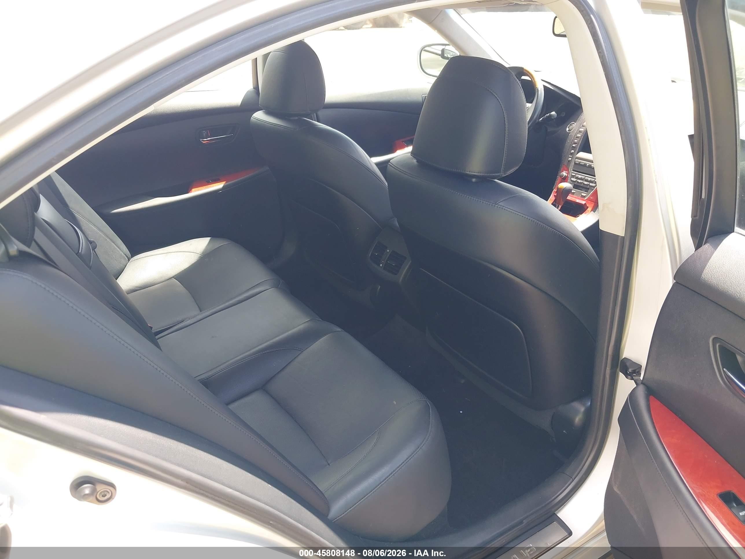 2007 Lexus Es 350   Black vin: JTHBJ46G772080590