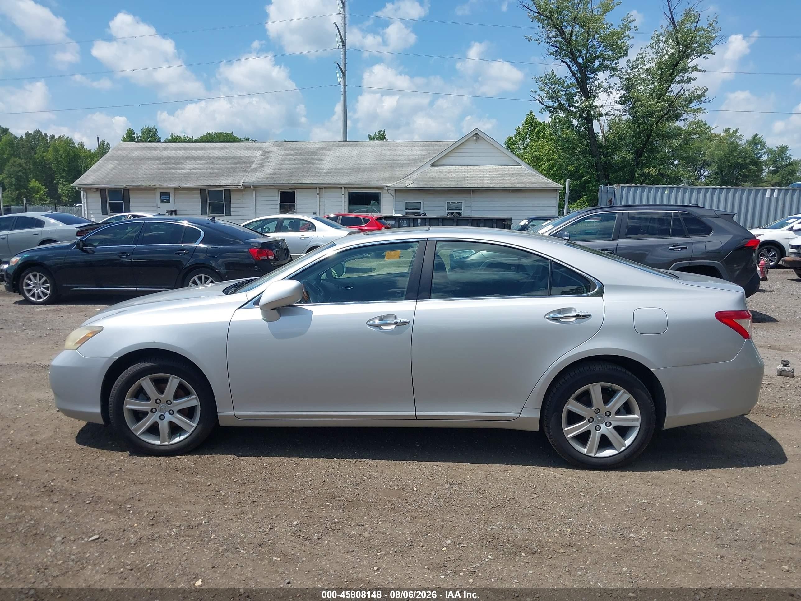 2007 Lexus Es 350   Black vin: JTHBJ46G772080590
