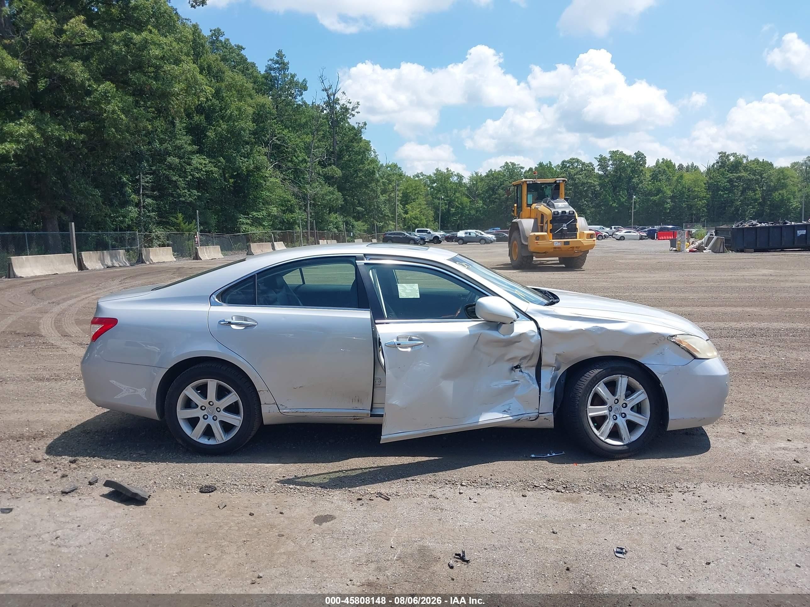 2007 Lexus Es 350   Black vin: JTHBJ46G772080590