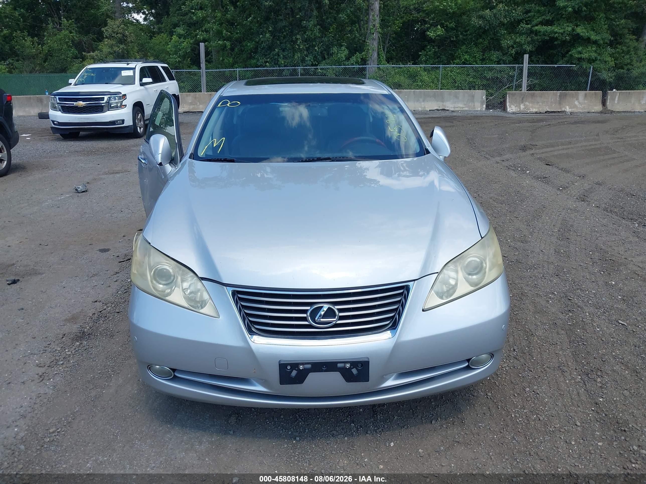 2007 Lexus Es 350   Black vin: JTHBJ46G772080590