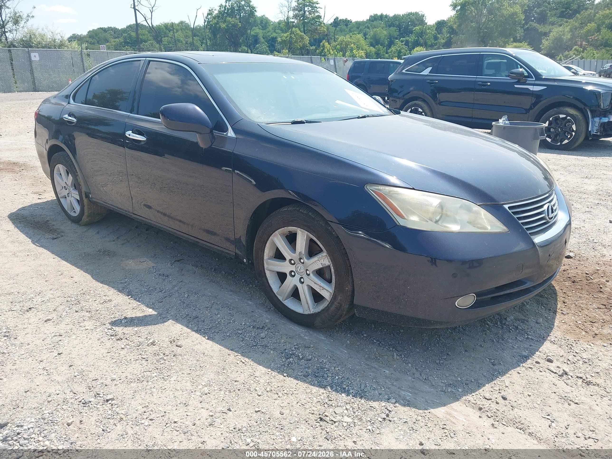 2007 Lexus Es 350   Черный vin: JTHBJ46G772090424
