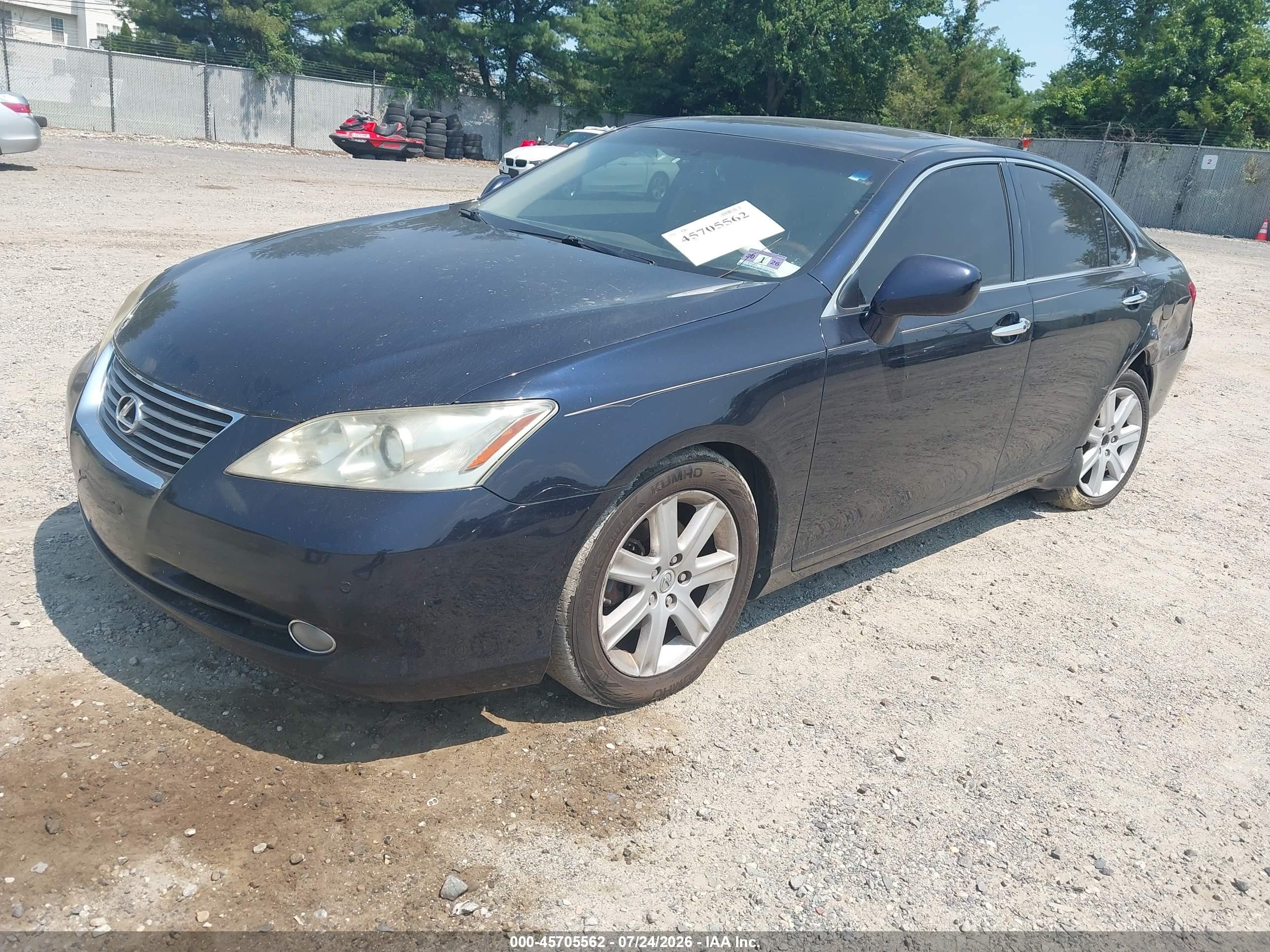 2007 Lexus Es 350   Черный vin: JTHBJ46G772090424
