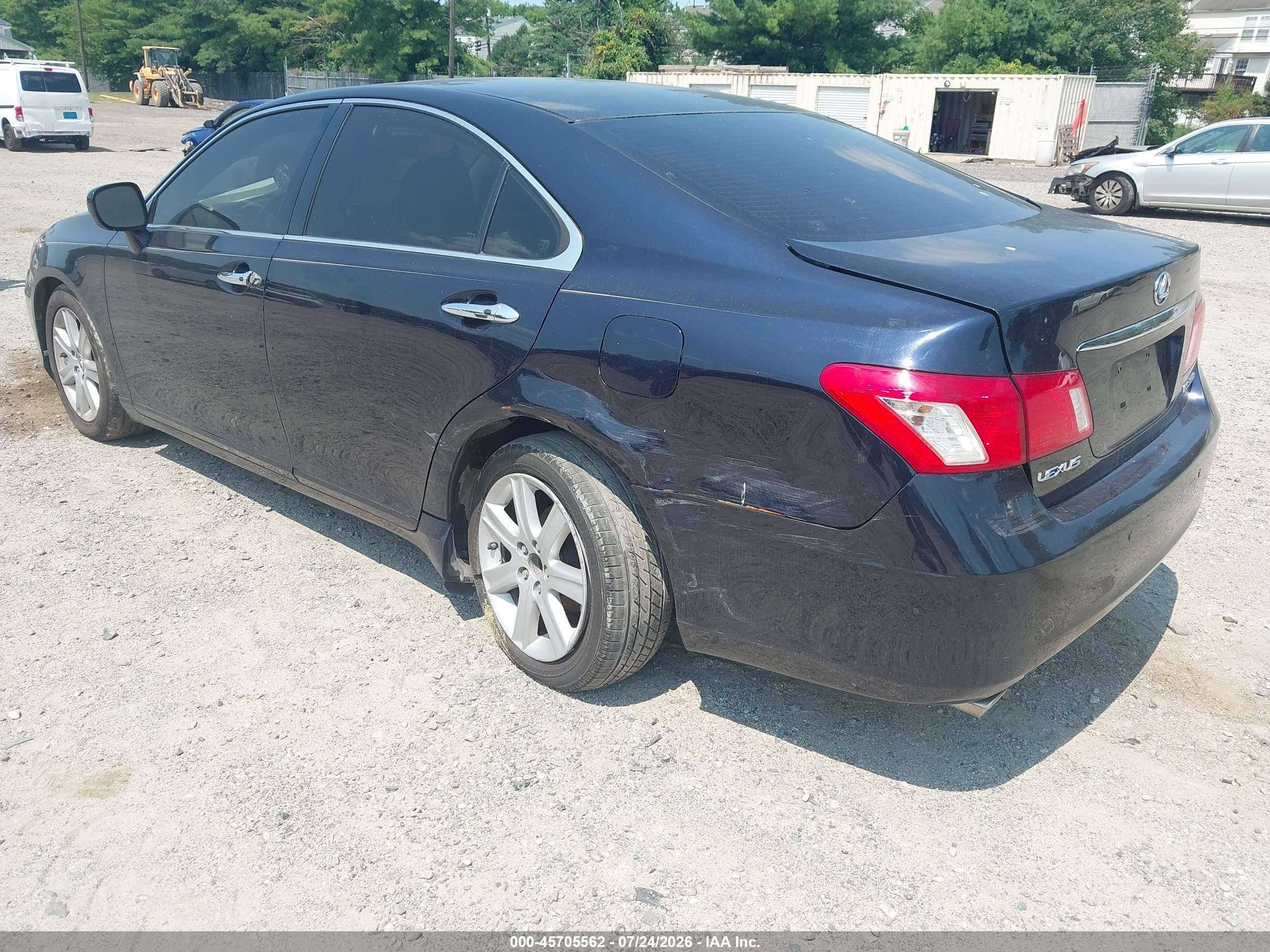2007 Lexus Es 350   Черный vin: JTHBJ46G772090424