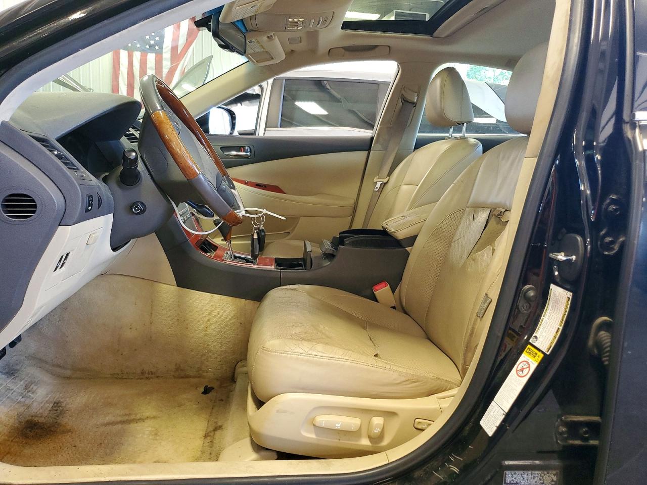 2007 Lexus Es 350 Black vin: JTHBJ46G772094263