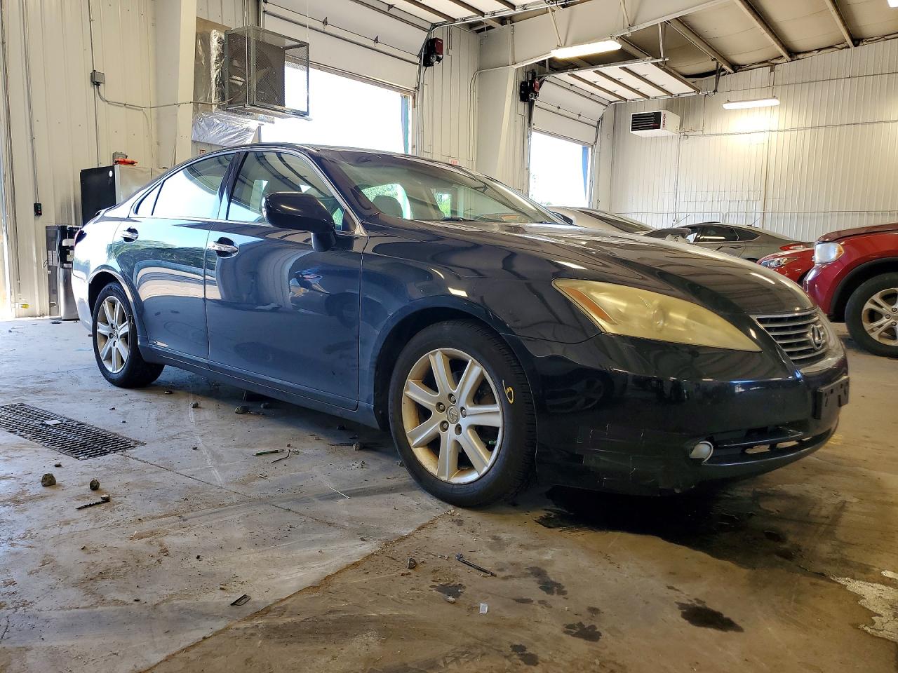 2007 Lexus Es 350 Black vin: JTHBJ46G772094263