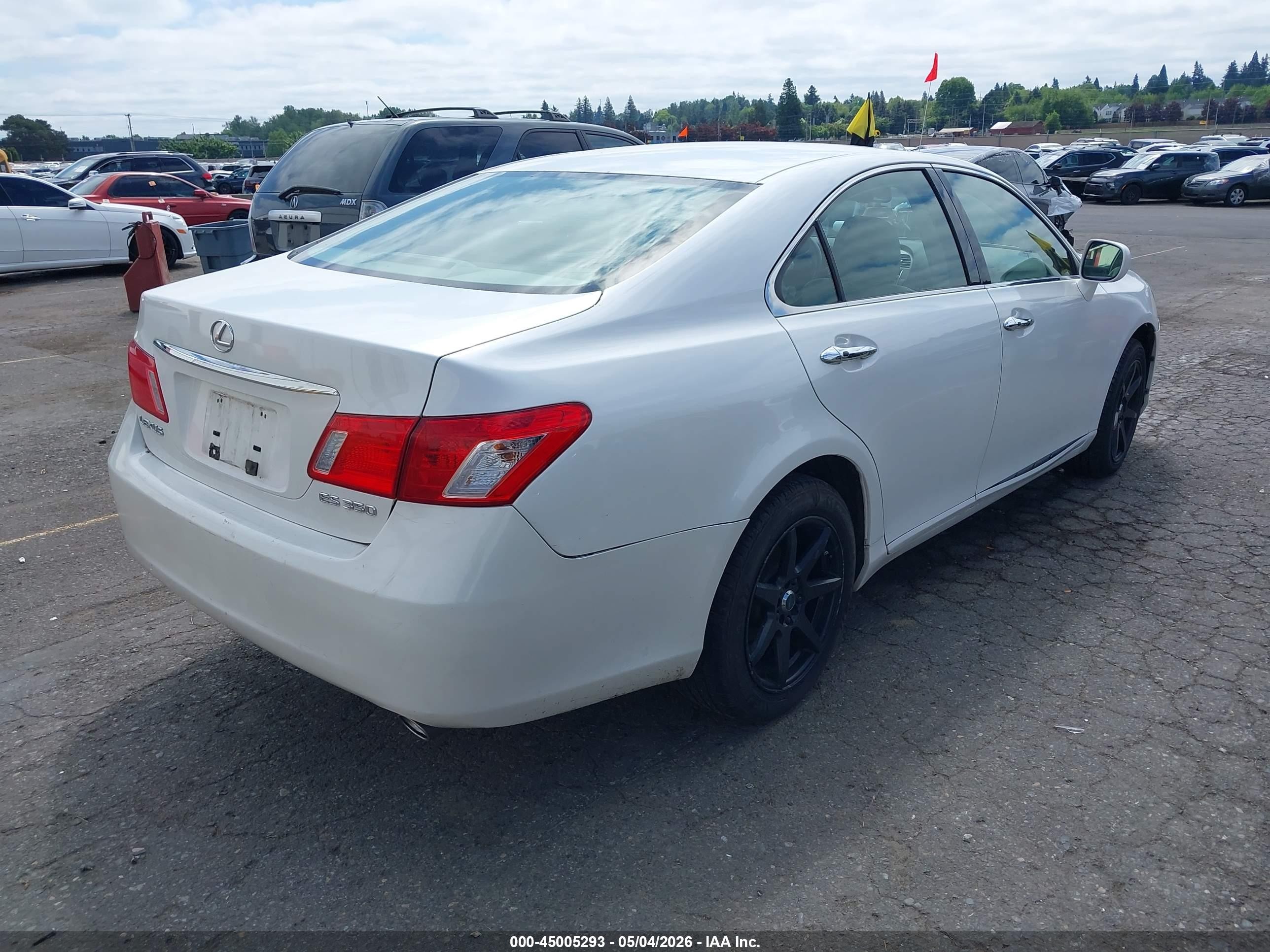 2007 Lexus Es 350   White vin: JTHBJ46G772096336