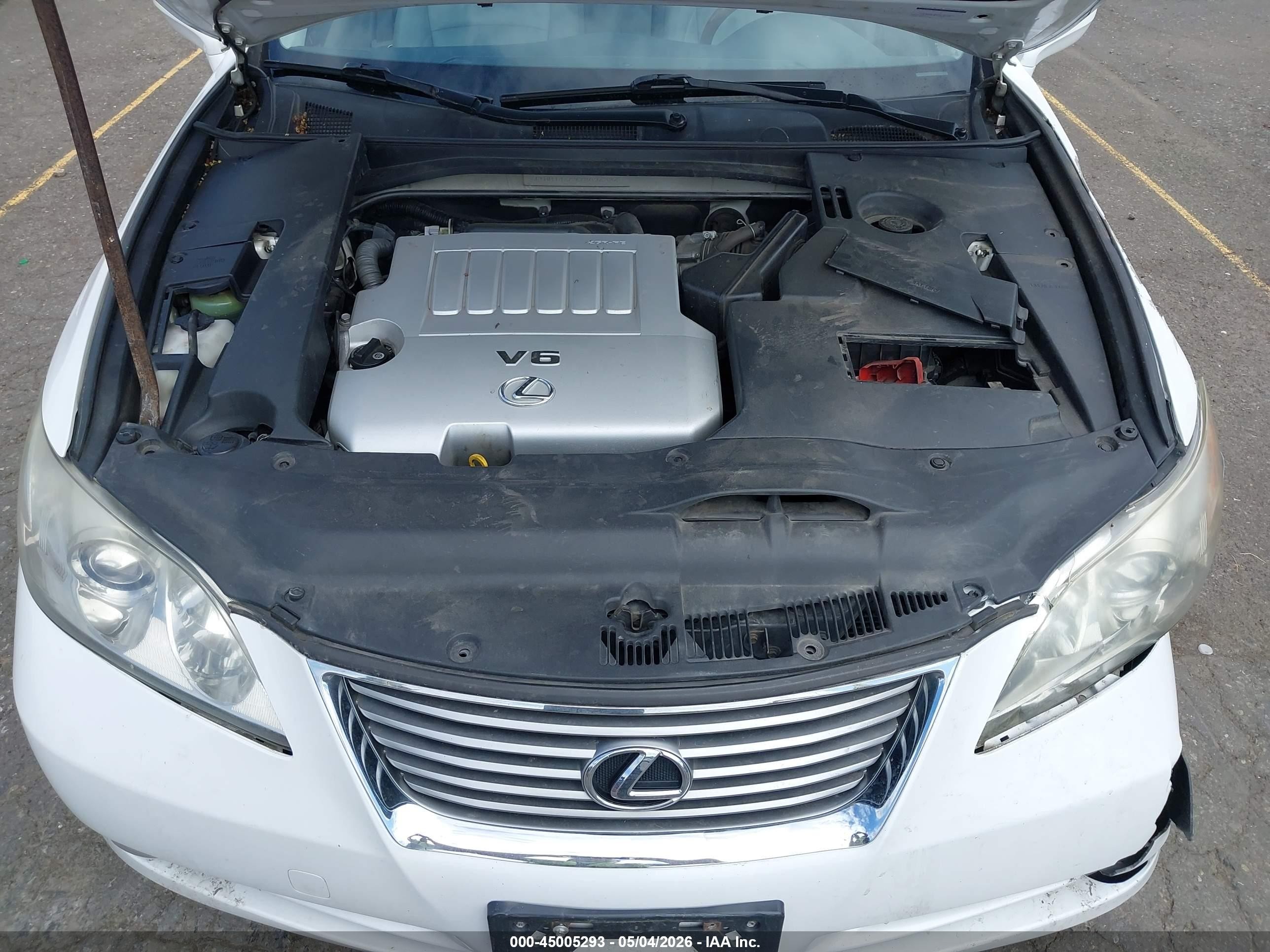 2007 Lexus Es 350   White vin: JTHBJ46G772096336