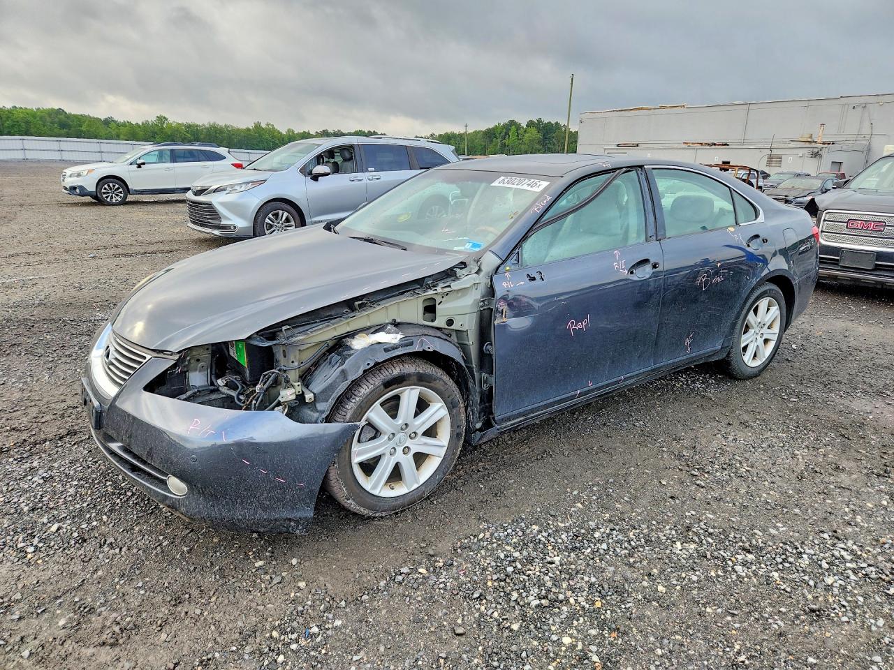 2007 Lexus Es 350 Gray vin: JTHBJ46G772097292