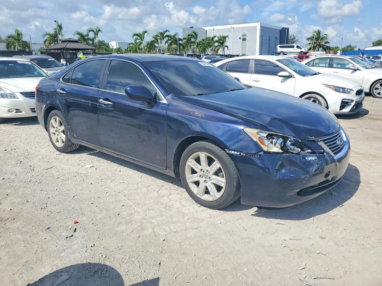 2007 Lexus Es 350 Blue vin: JTHBJ46G772103334