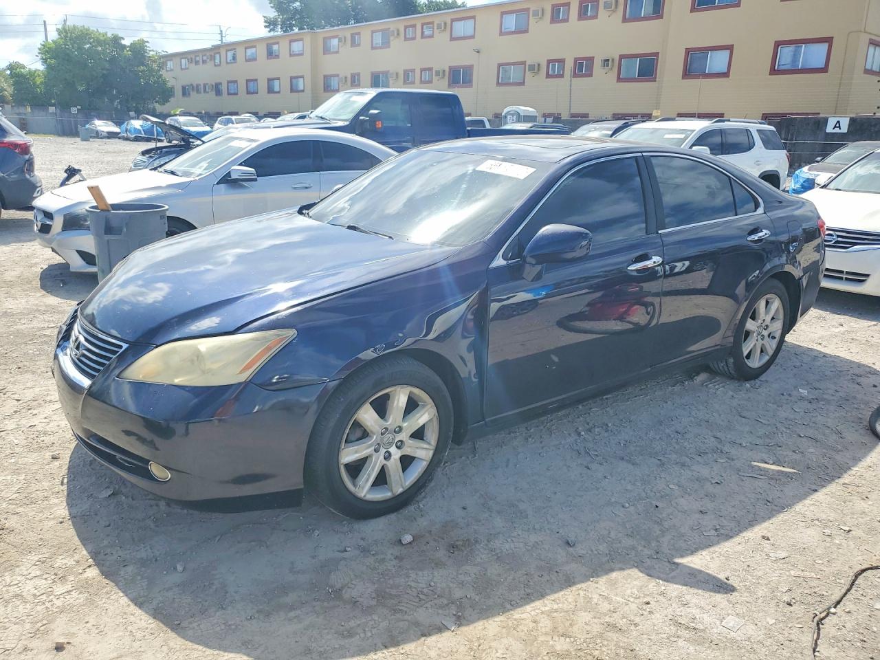 2007 Lexus Es 350 Blue vin: JTHBJ46G772103334