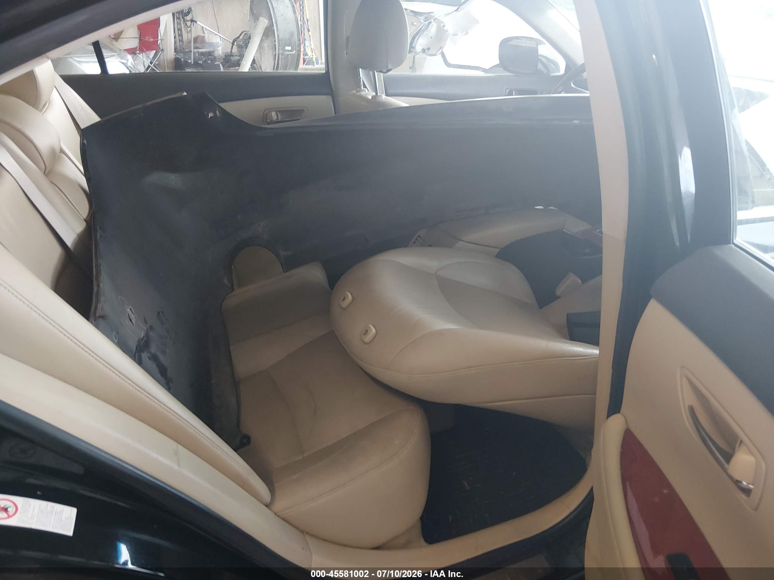 2007 Lexus Es 350   Черный vin: JTHBJ46G772127438