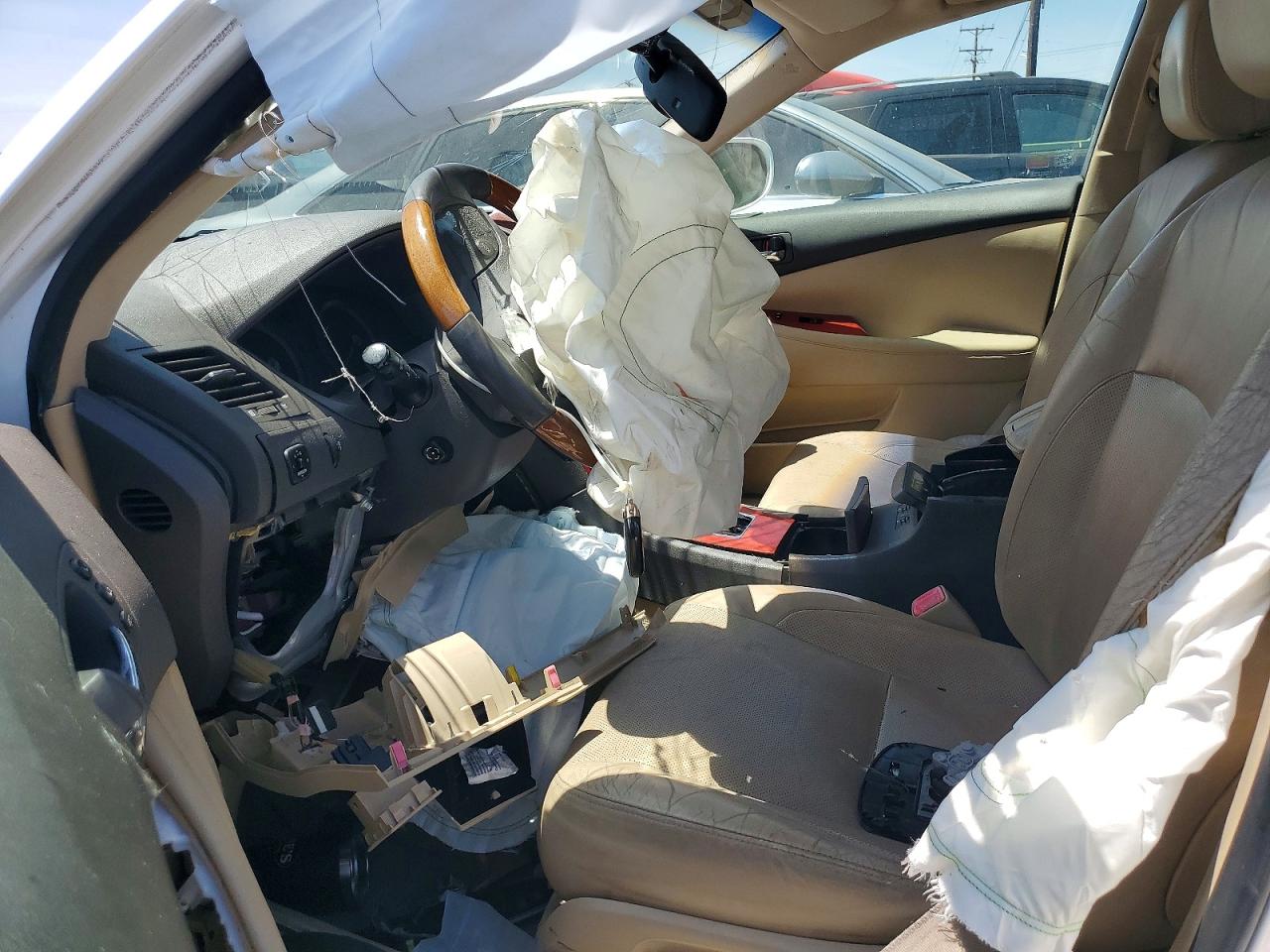 2007 Lexus Es 350 White vin: JTHBJ46G772132347