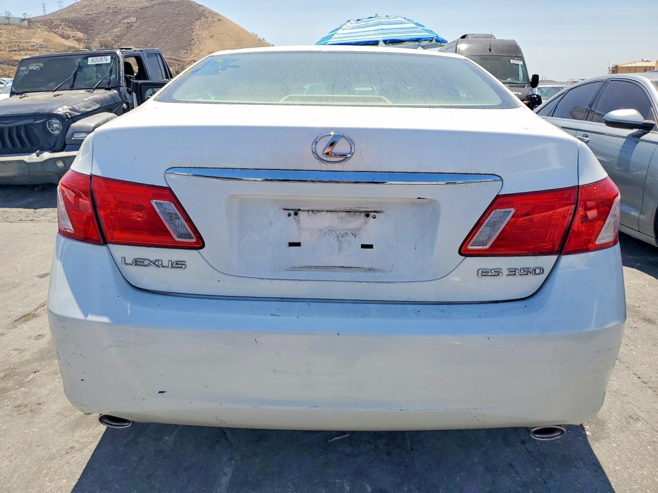 2007 Lexus Es 350 White vin: JTHBJ46G772132347