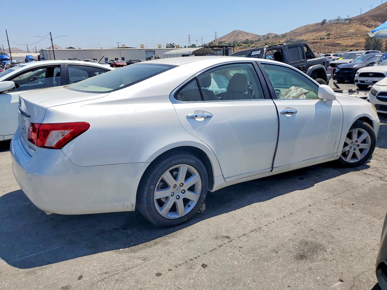 2007 Lexus Es 350 White vin: JTHBJ46G772132347