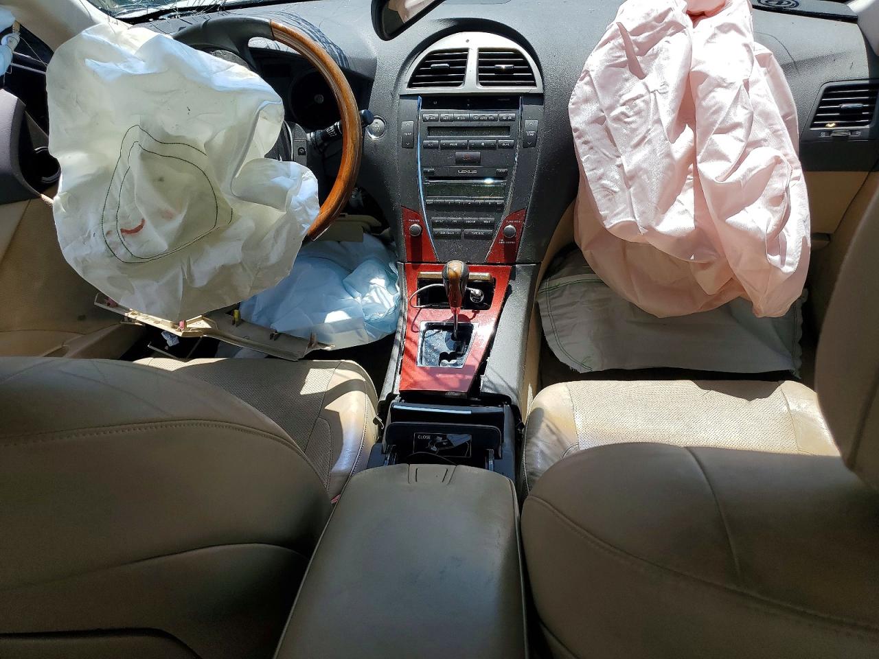 2007 Lexus Es 350 White vin: JTHBJ46G772132347
