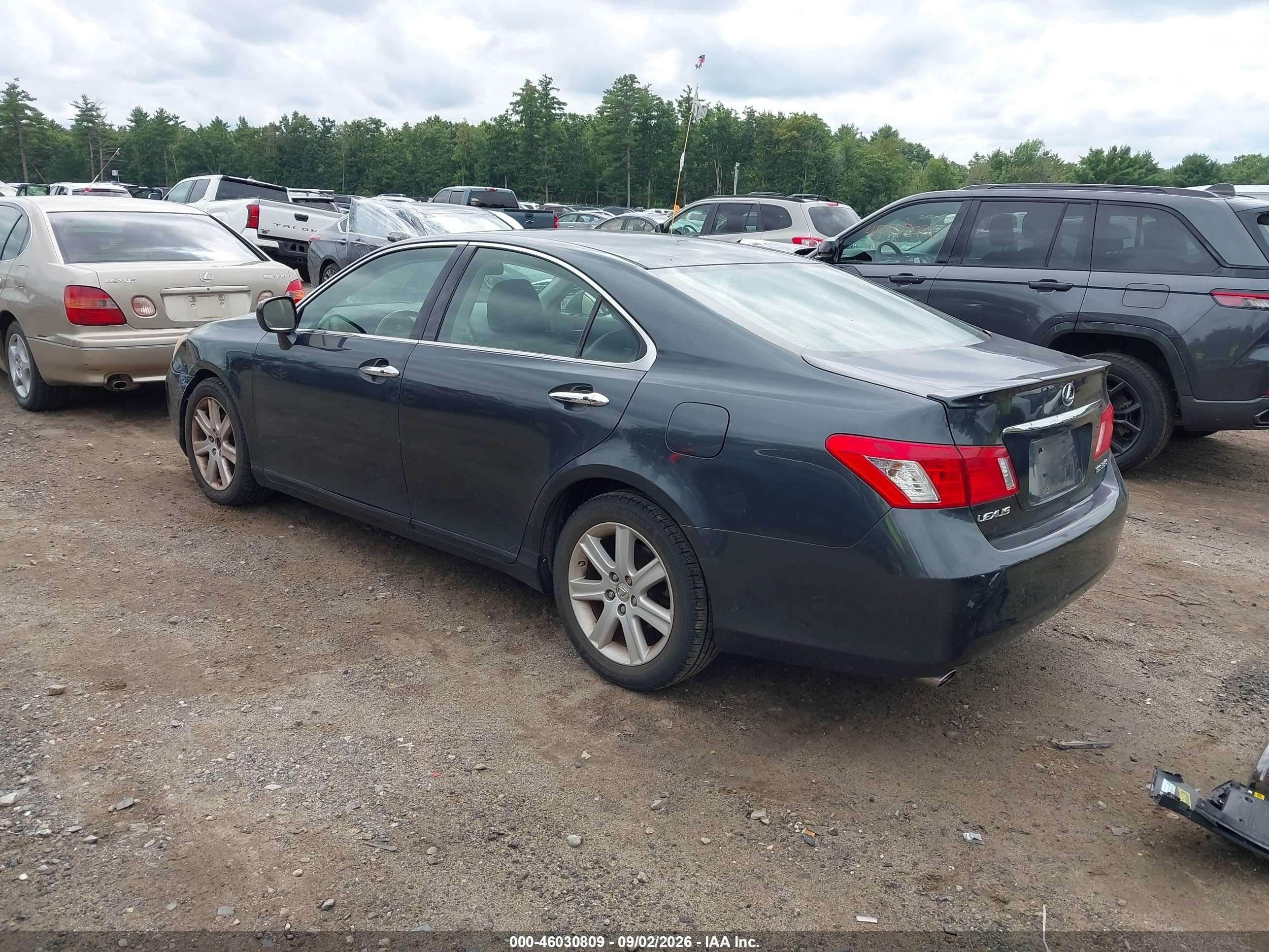 2007 Lexus Es 350   Black vin: JTHBJ46G772139007