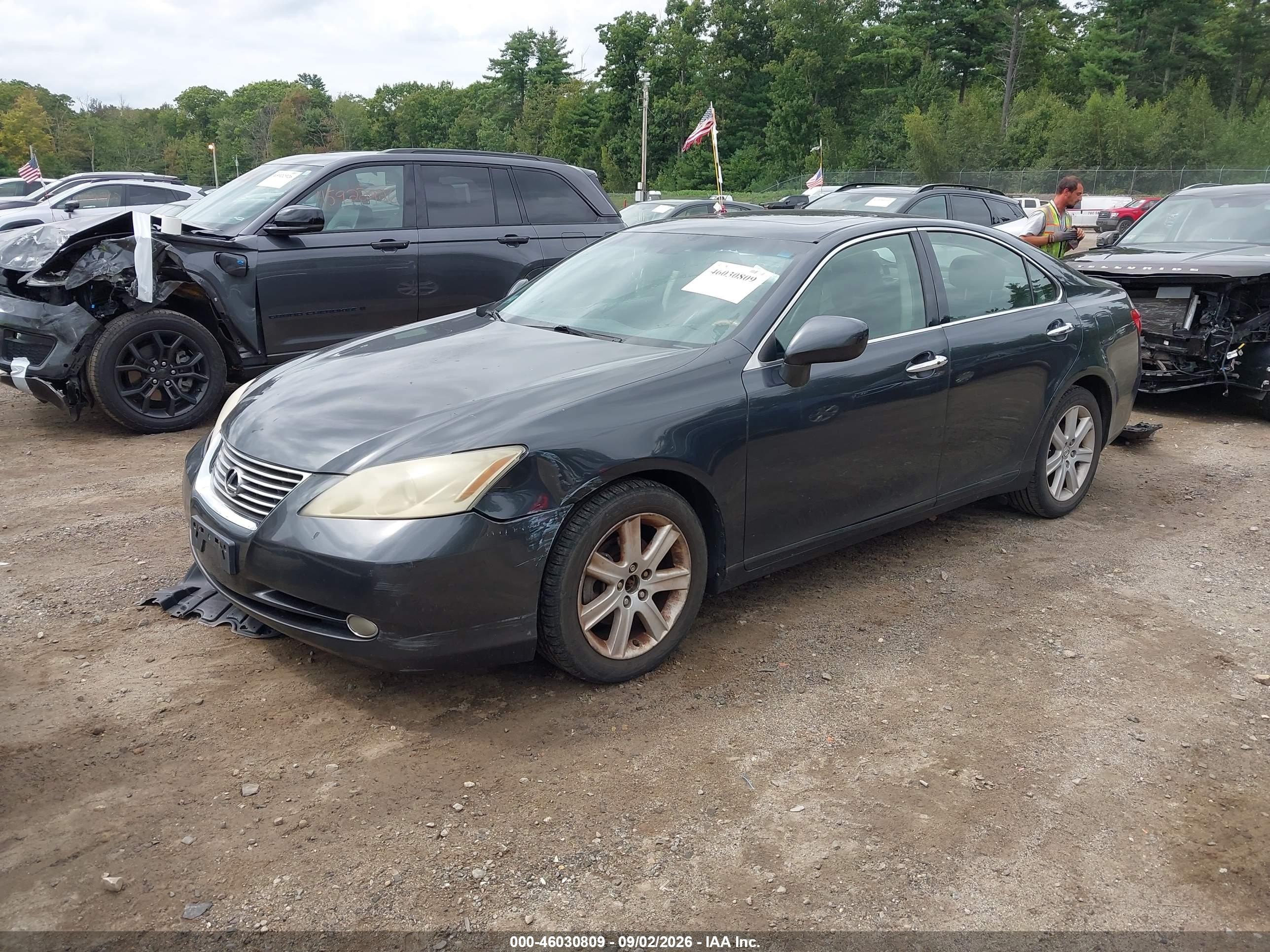 2007 Lexus Es 350   Black vin: JTHBJ46G772139007