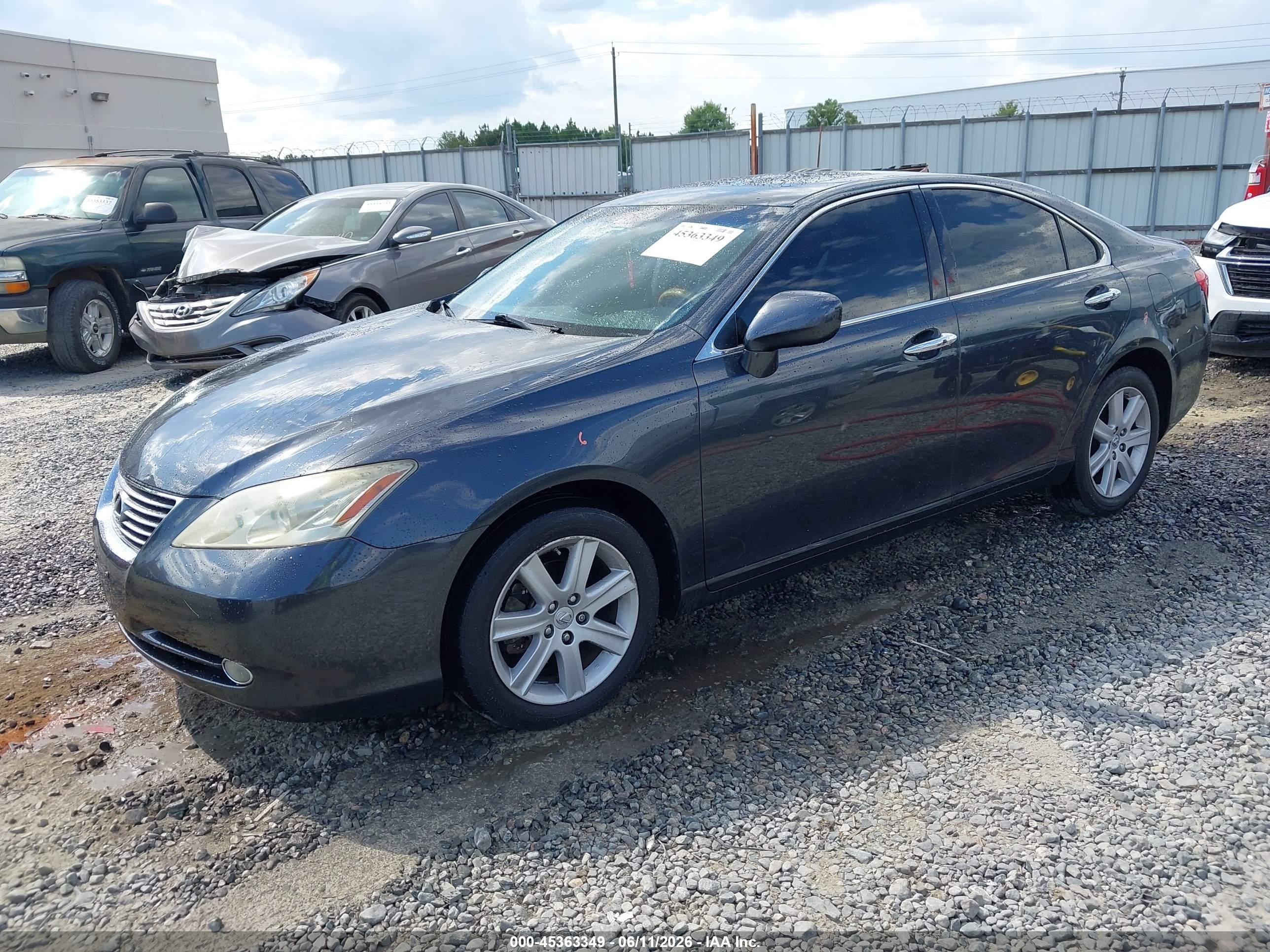 2007 Lexus Es 350   Black vin: JTHBJ46G772142019