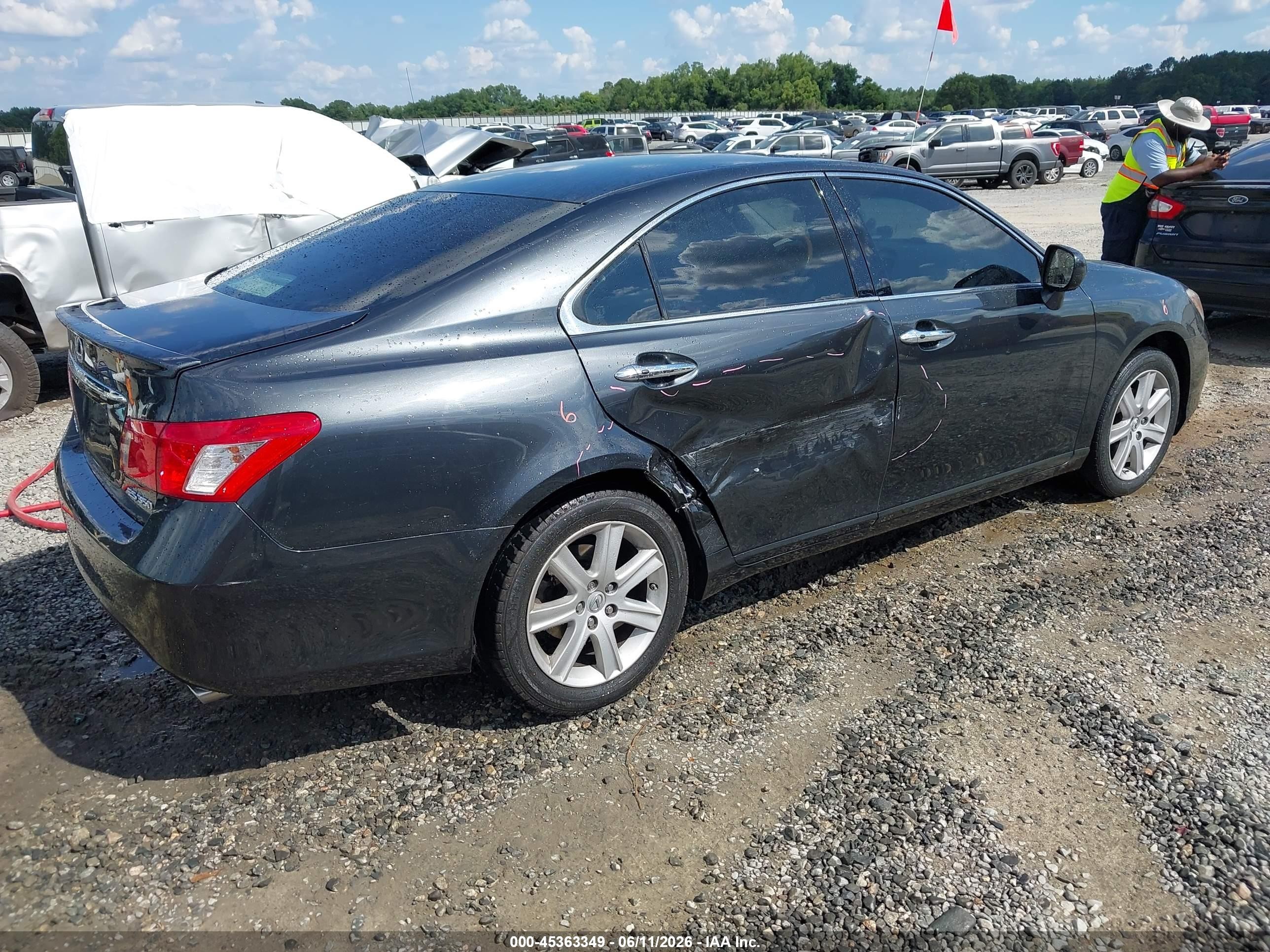 2007 Lexus Es 350   Black vin: JTHBJ46G772142019