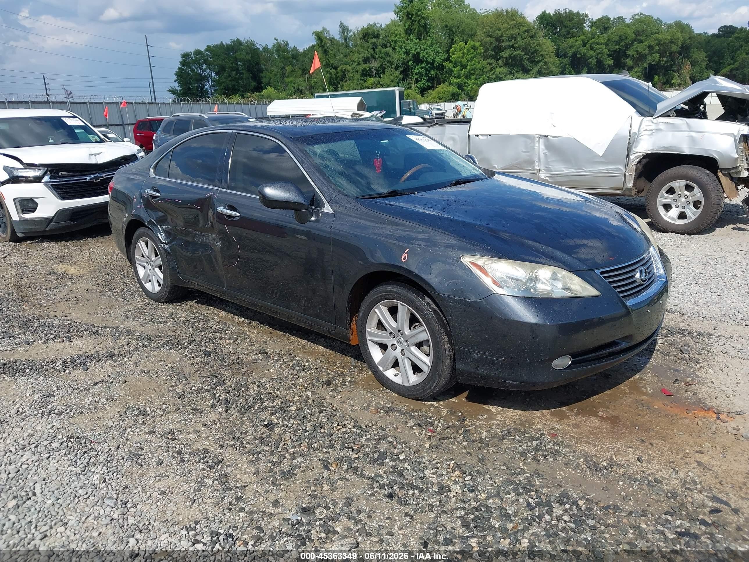 2007 Lexus Es 350   Black vin: JTHBJ46G772142019