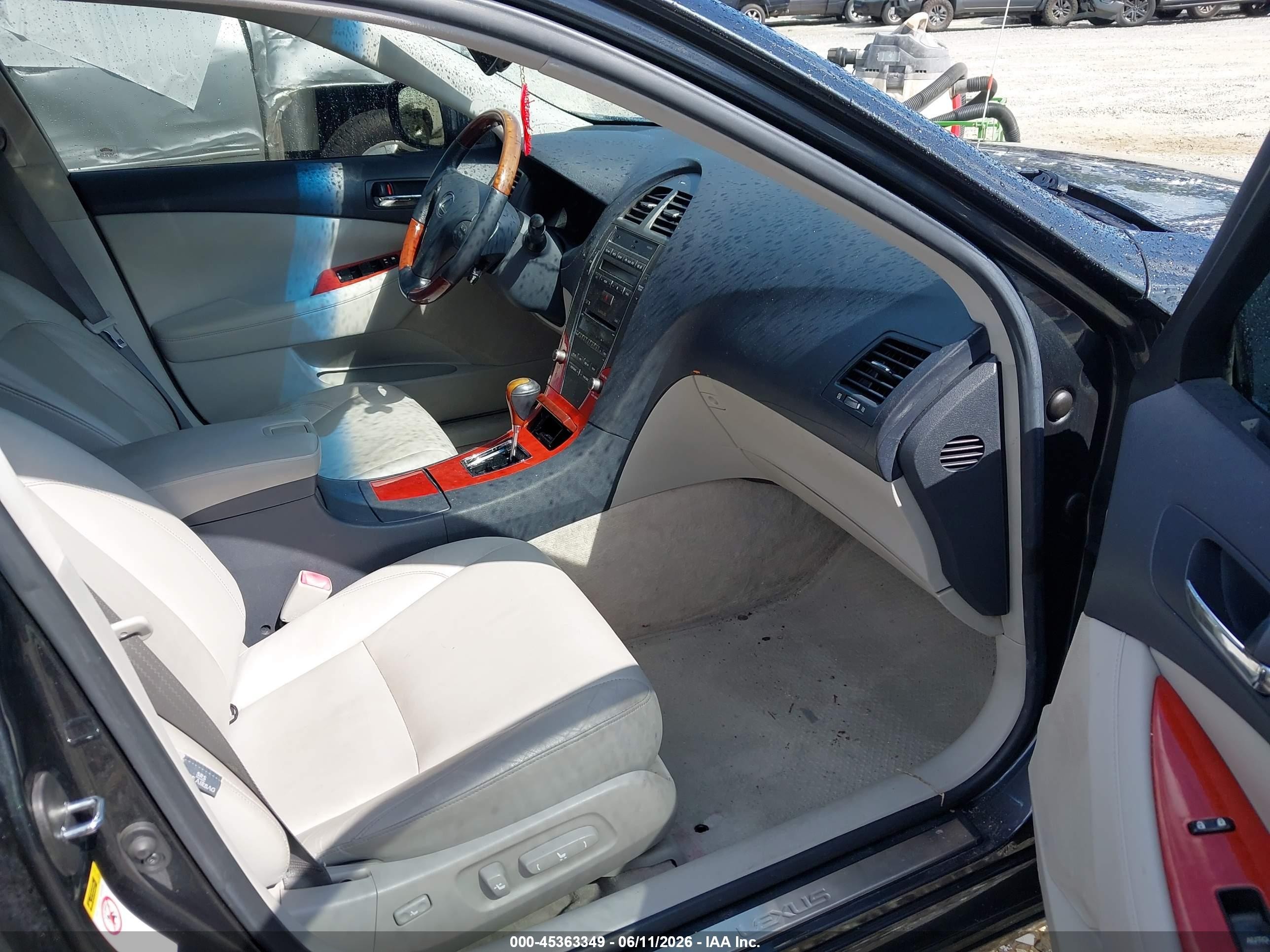2007 Lexus Es 350   Black vin: JTHBJ46G772142019
