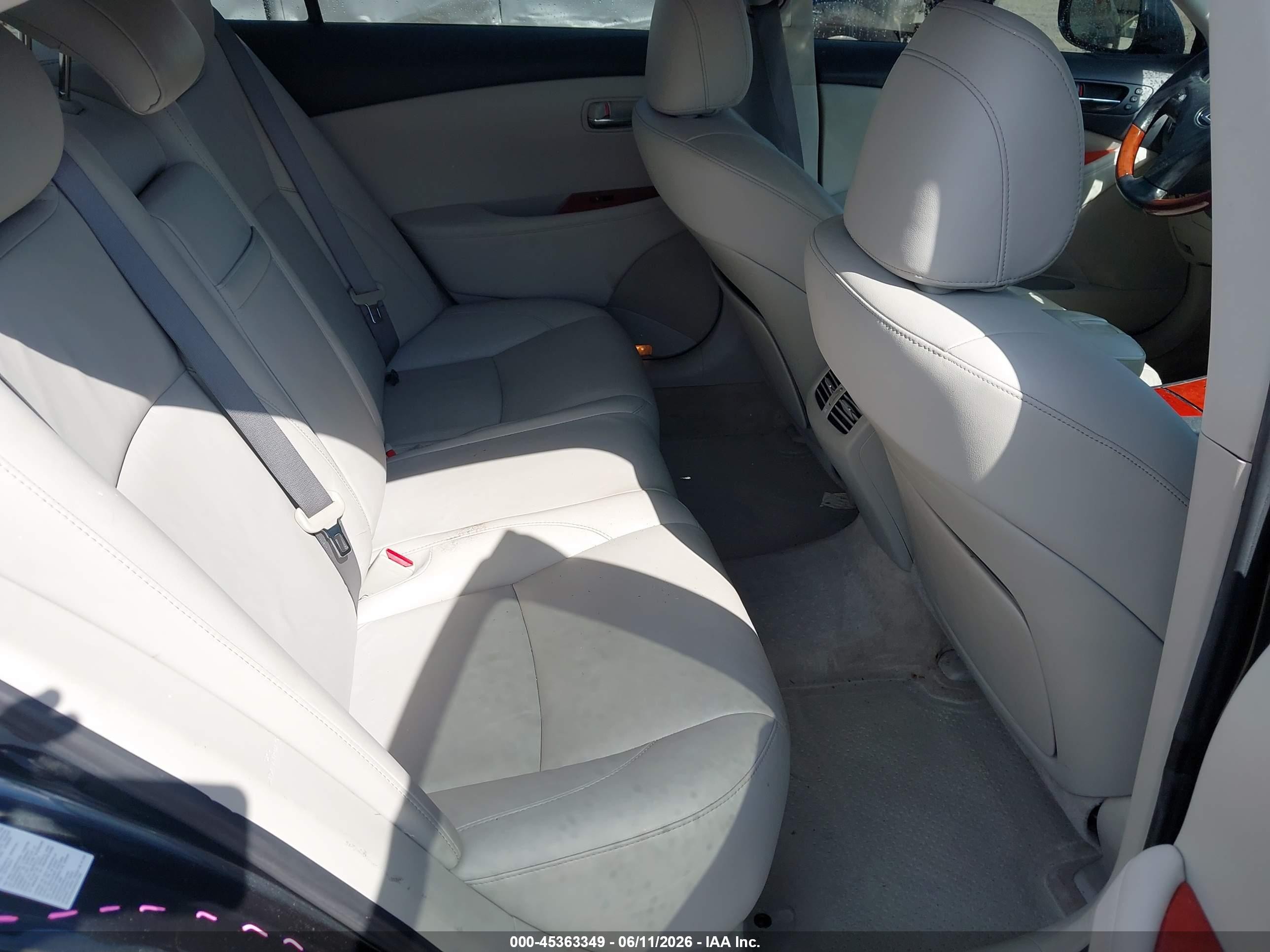 2007 Lexus Es 350   Black vin: JTHBJ46G772142019