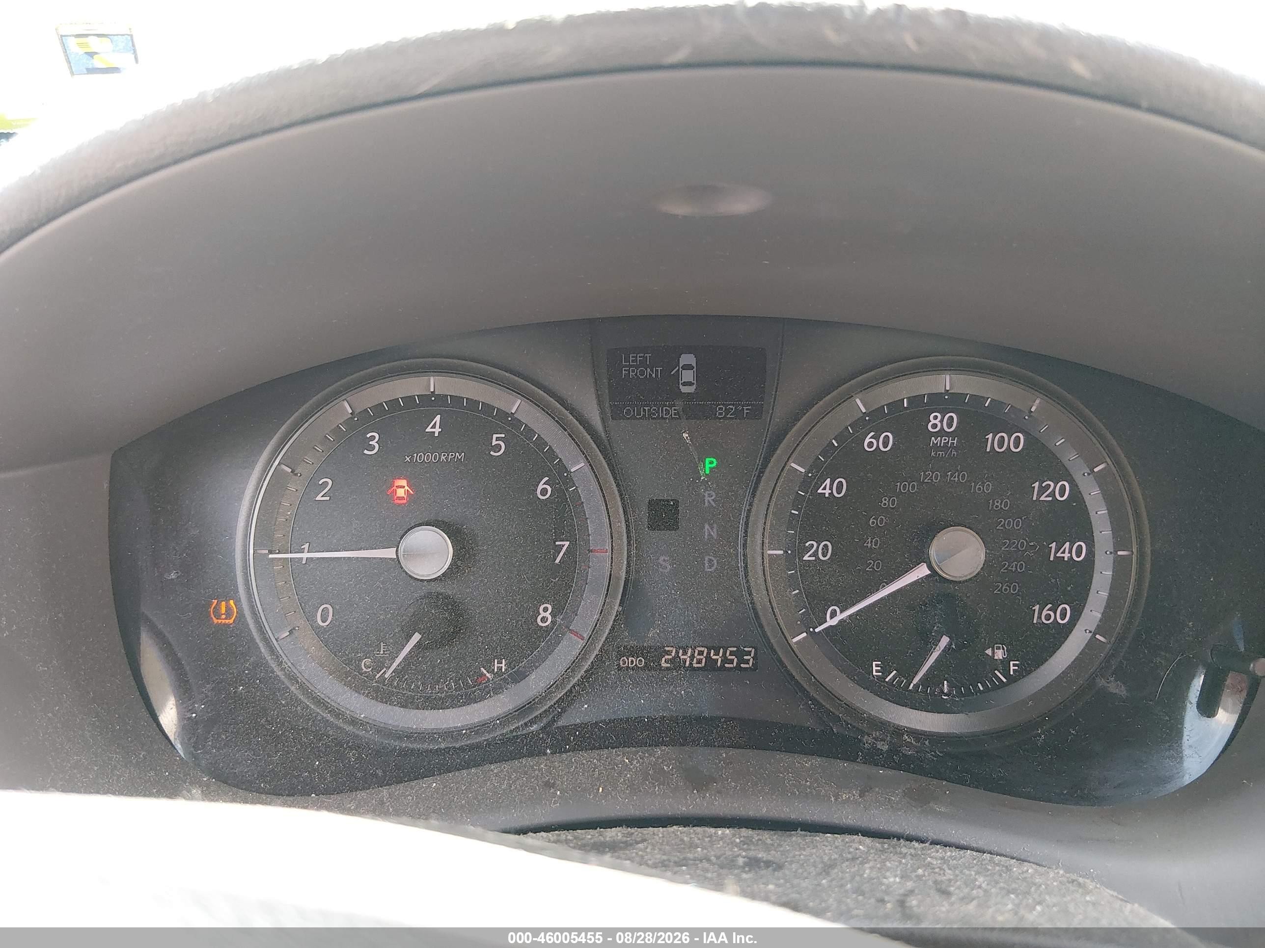 2007 Lexus Es 350   Red vin: JTHBJ46G772143980