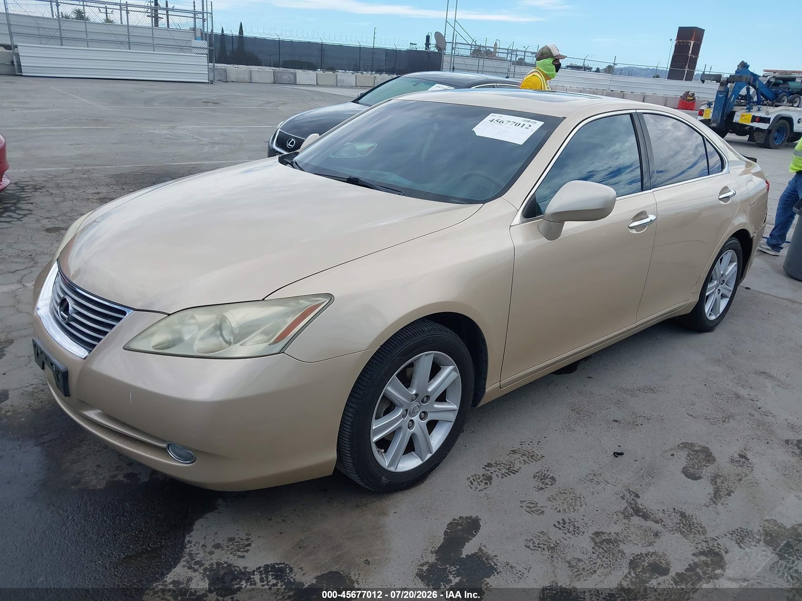 2007 Lexus Es 350   Beige vin: JTHBJ46G772151691