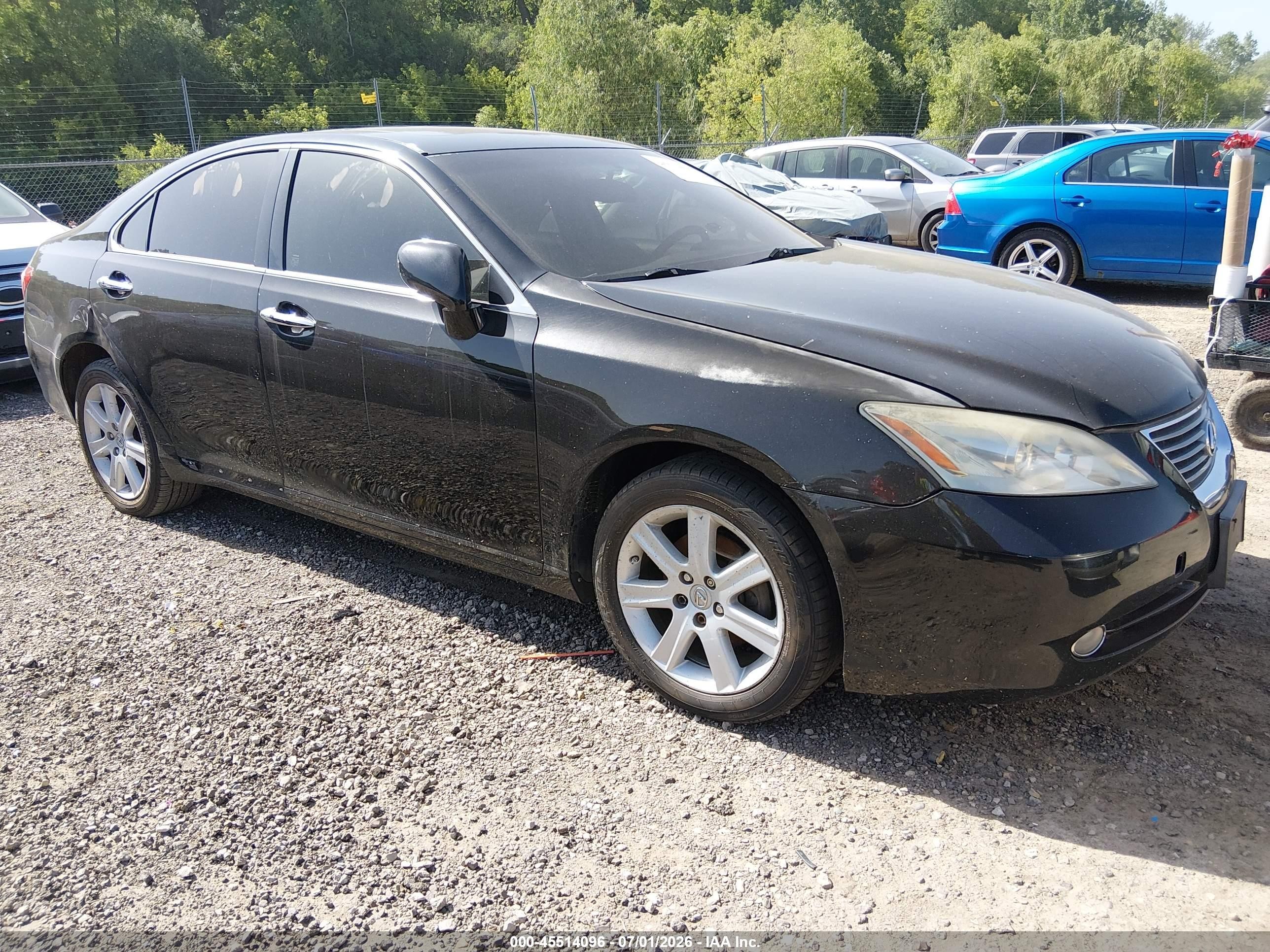 2008 Lexus Es 350   Black vin: JTHBJ46G782161817