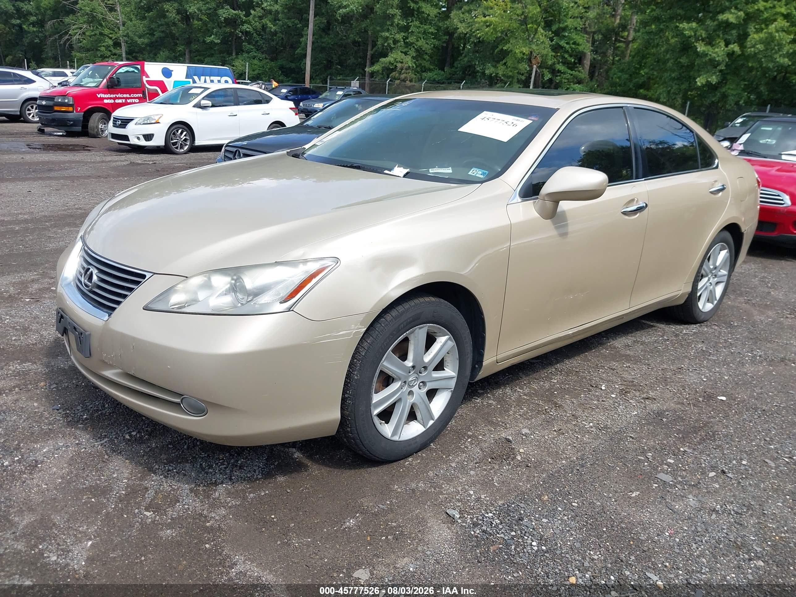 2008 Lexus Es 350   Beige vin: JTHBJ46G782203712