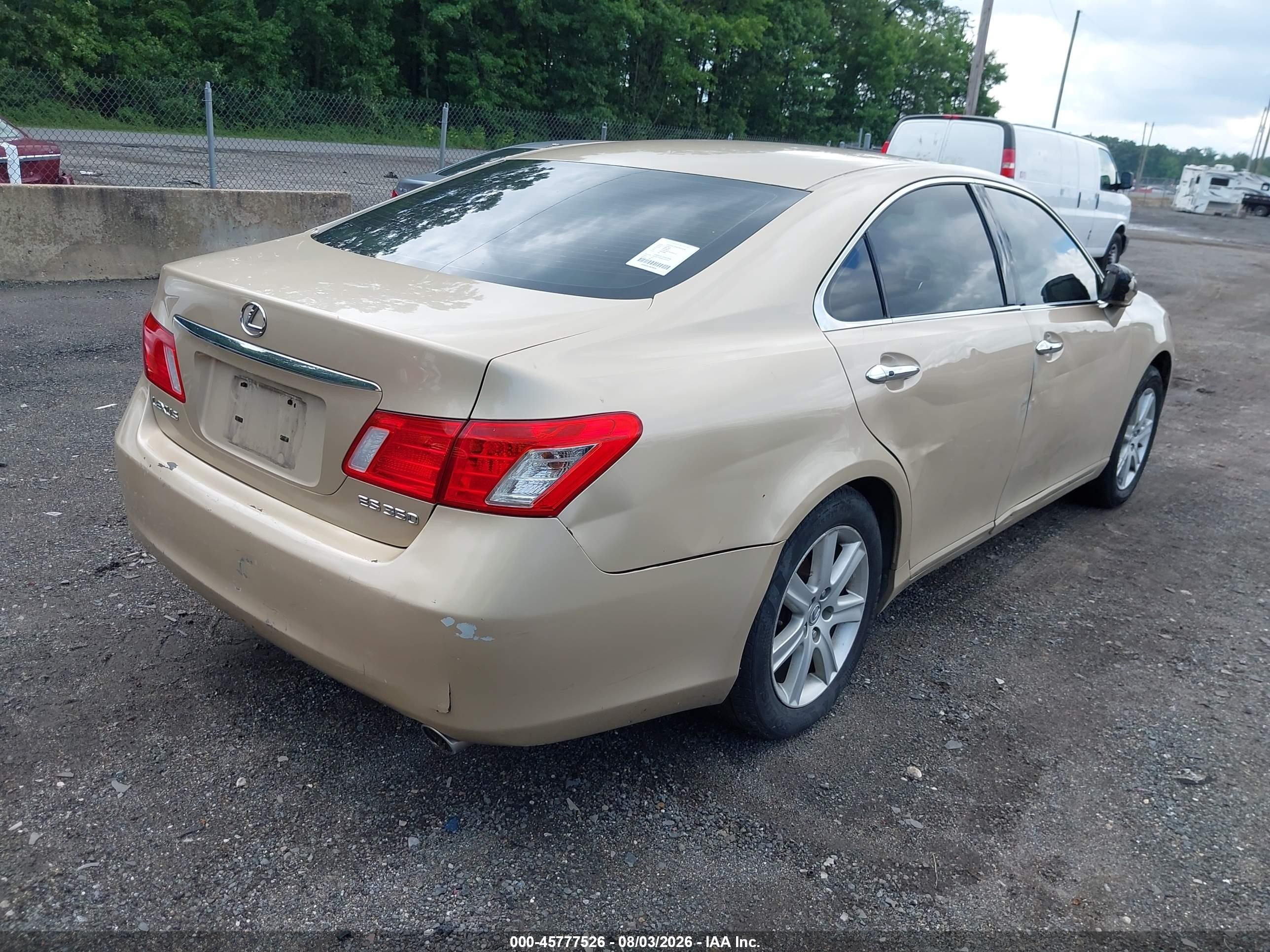 2008 Lexus Es 350   Beige vin: JTHBJ46G782203712