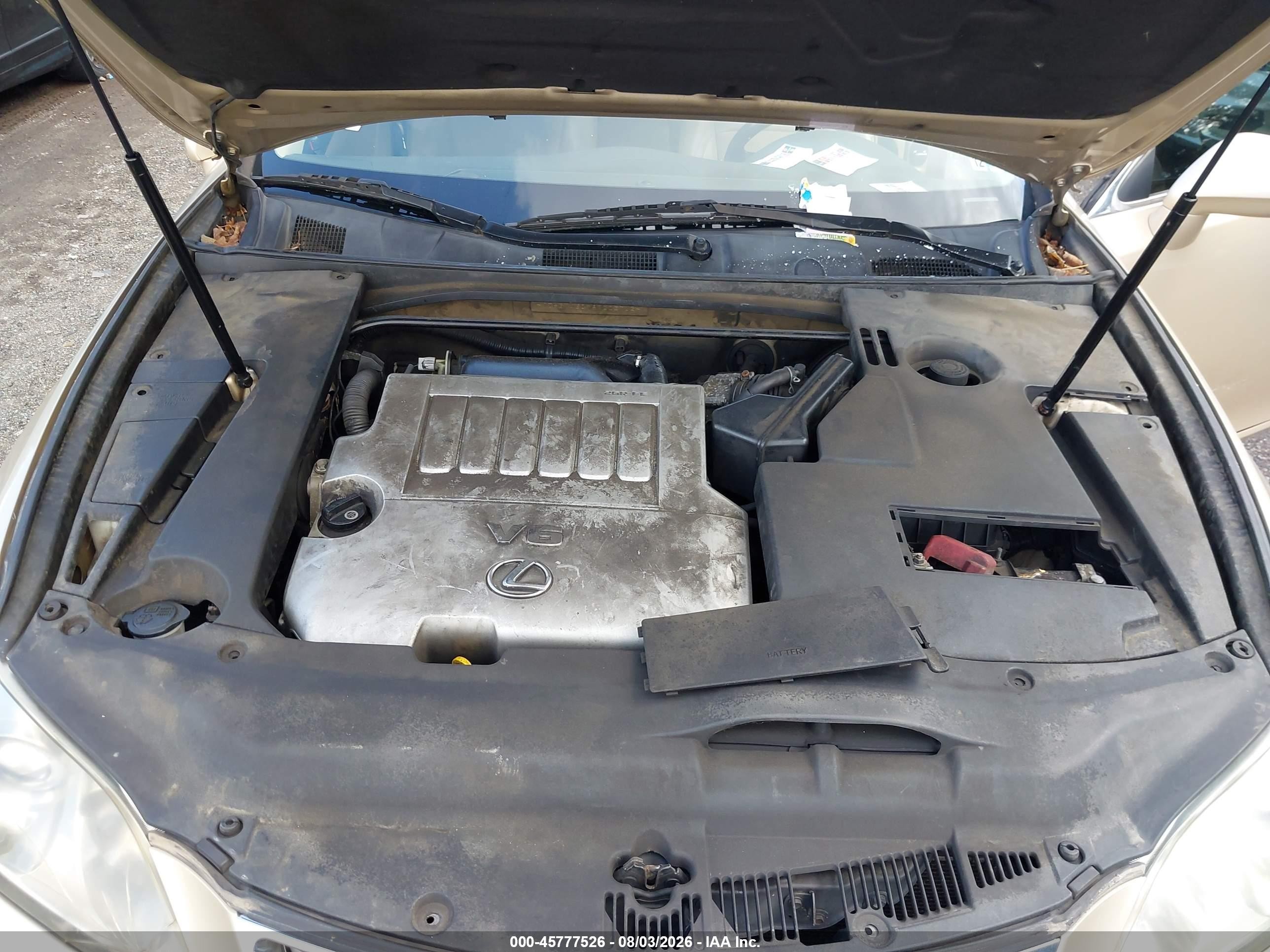 2008 Lexus Es 350   Beige vin: JTHBJ46G782203712