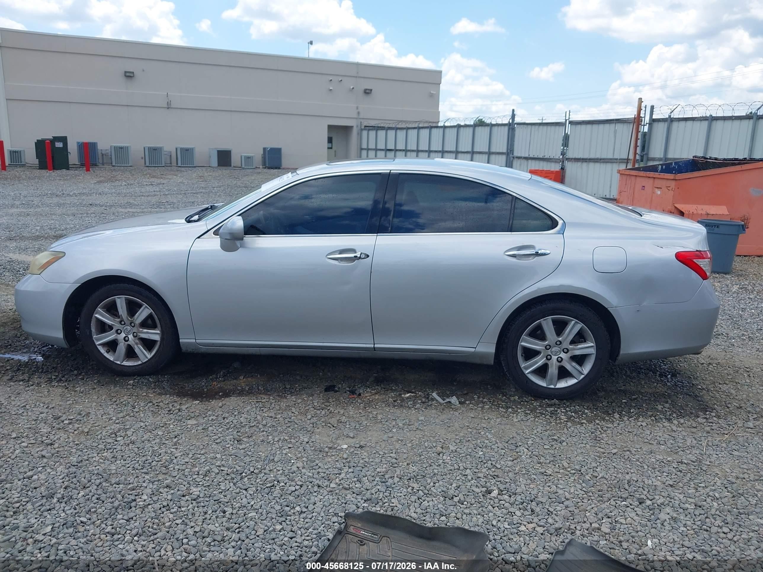 2008 Lexus Es 350   Silver vin: JTHBJ46G782207338