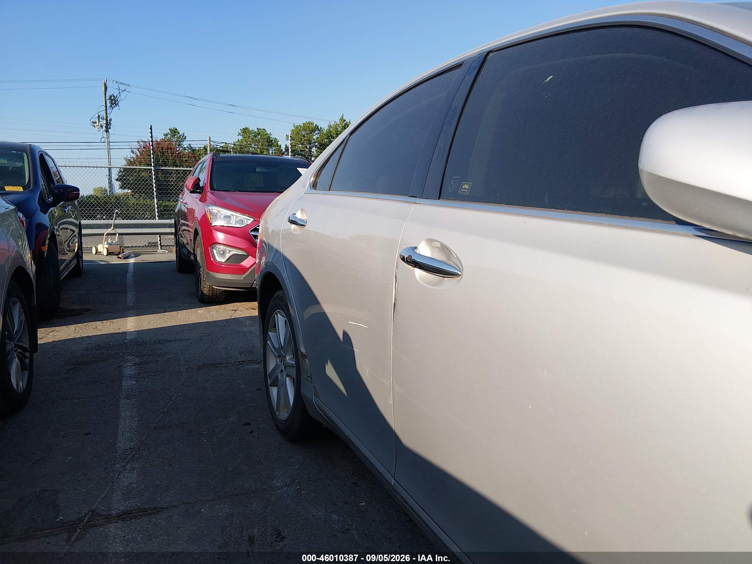 2008 Lexus Es 350   Silver vin: JTHBJ46G782223149