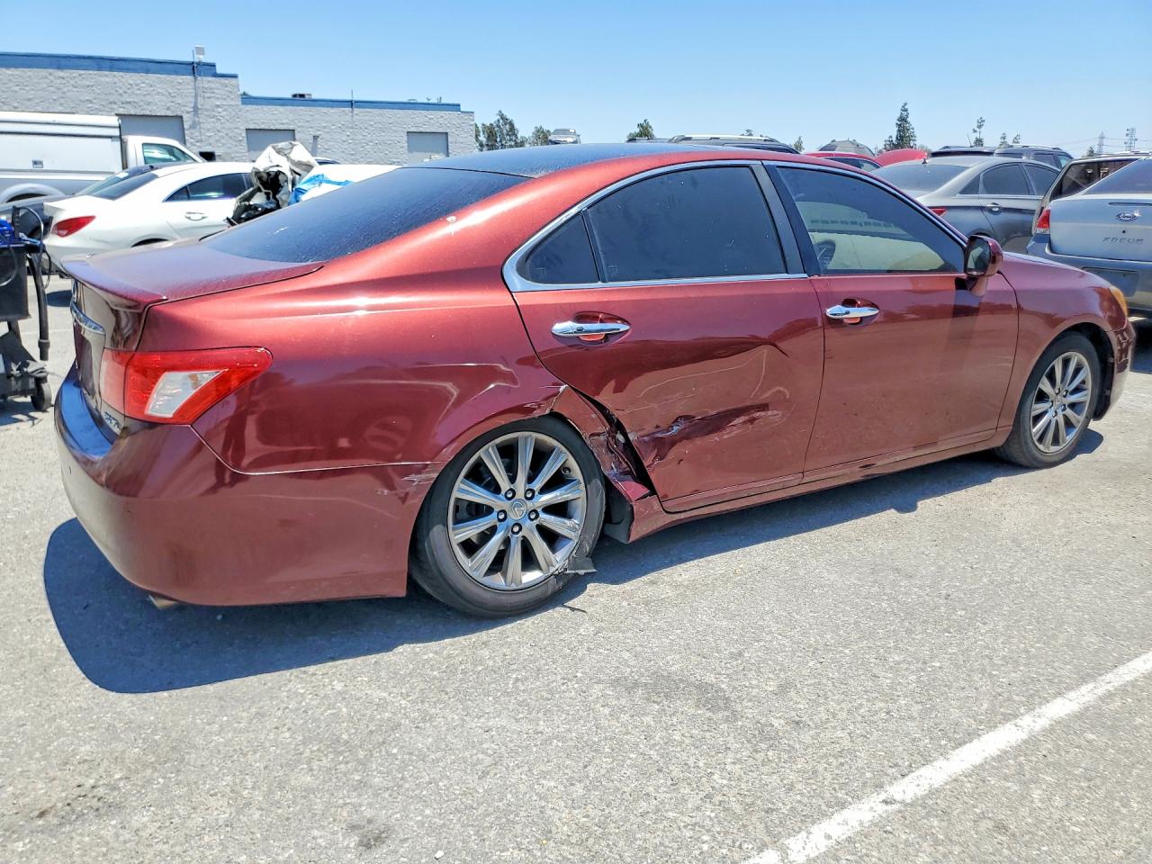 2008 Lexus Es 350 Burgundy vin: JTHBJ46G782226049