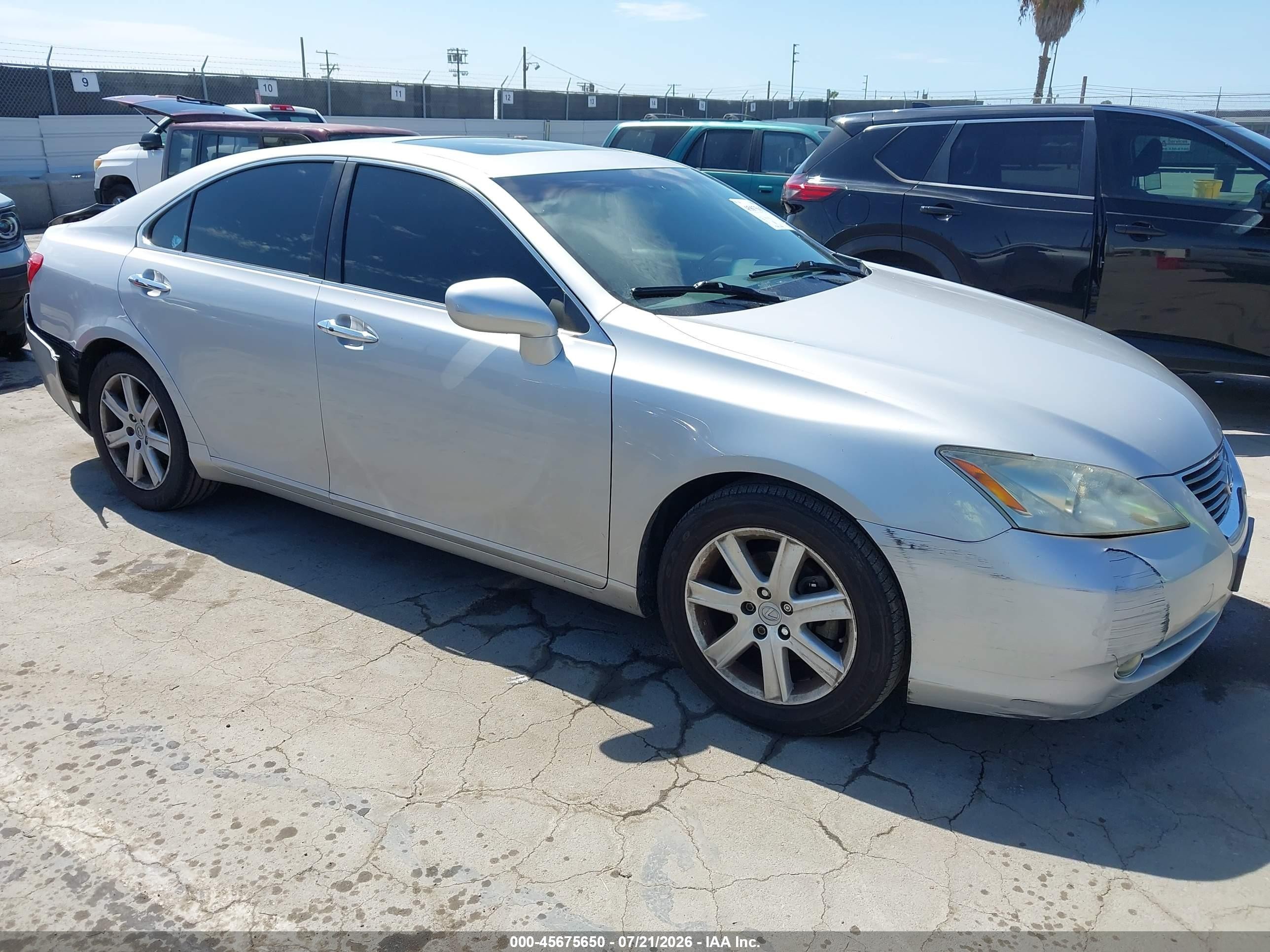 2008 Lexus Es 350   Silver vin: JTHBJ46G782232952