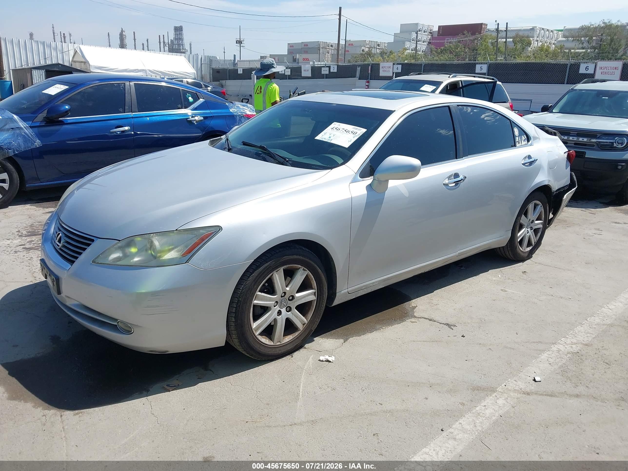 2008 Lexus Es 350   Silver vin: JTHBJ46G782232952