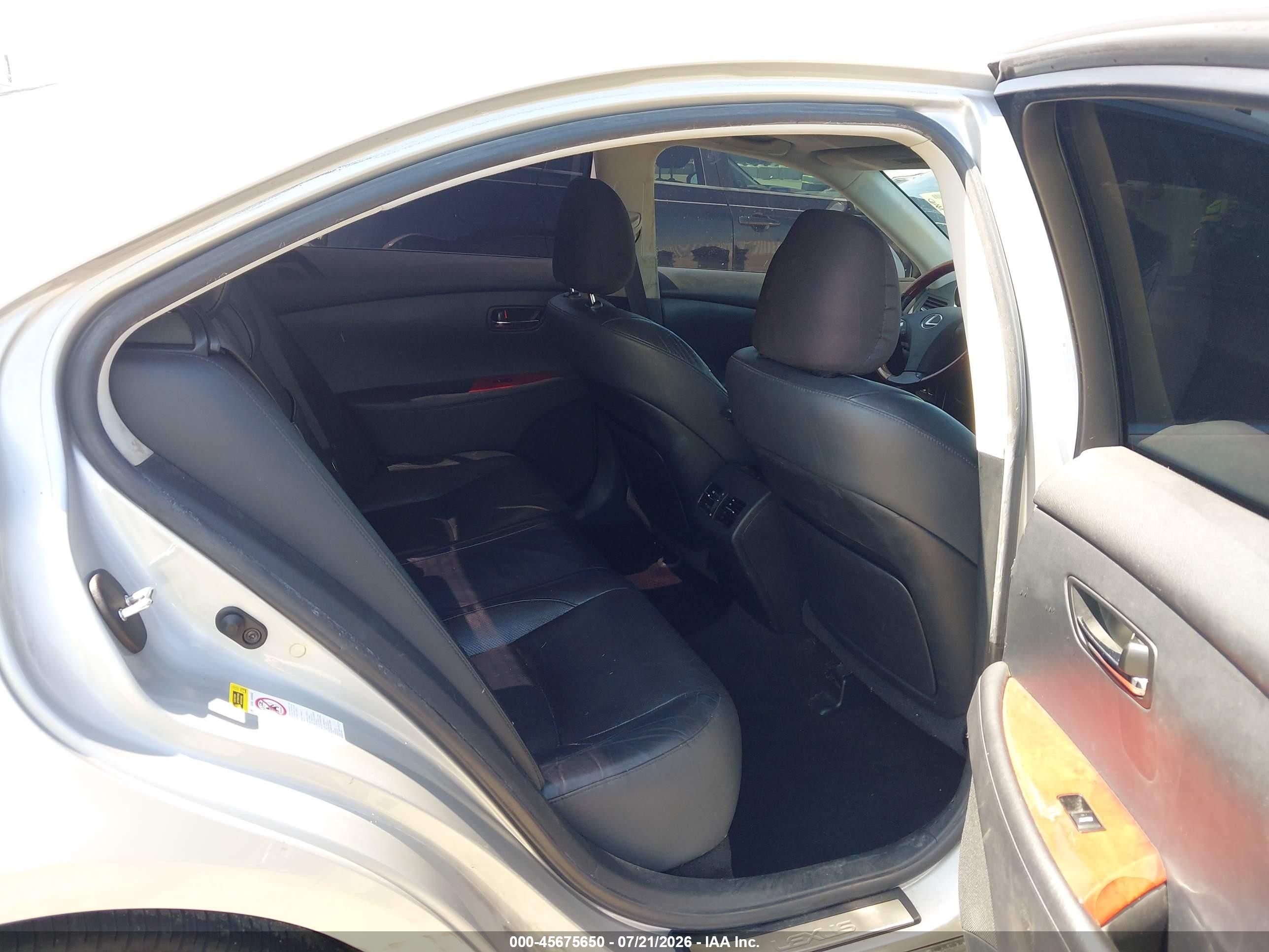 2008 Lexus Es 350   Silver vin: JTHBJ46G782232952